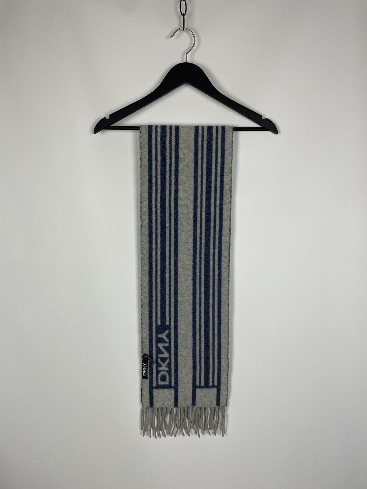 DKNY DKNY Wool Stripe Scarf Size ONE SIZE - 6 Thumbnail
