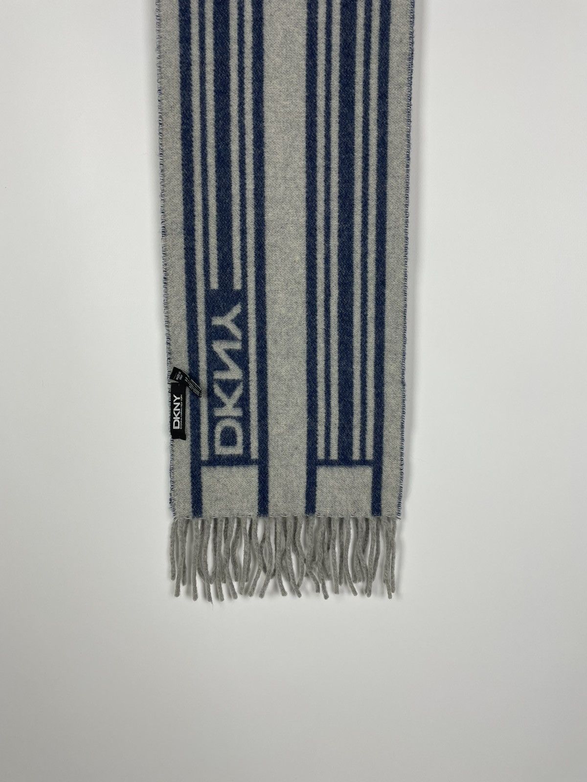 DKNY DKNY Wool Stripe Scarf Size ONE SIZE - 8 Thumbnail