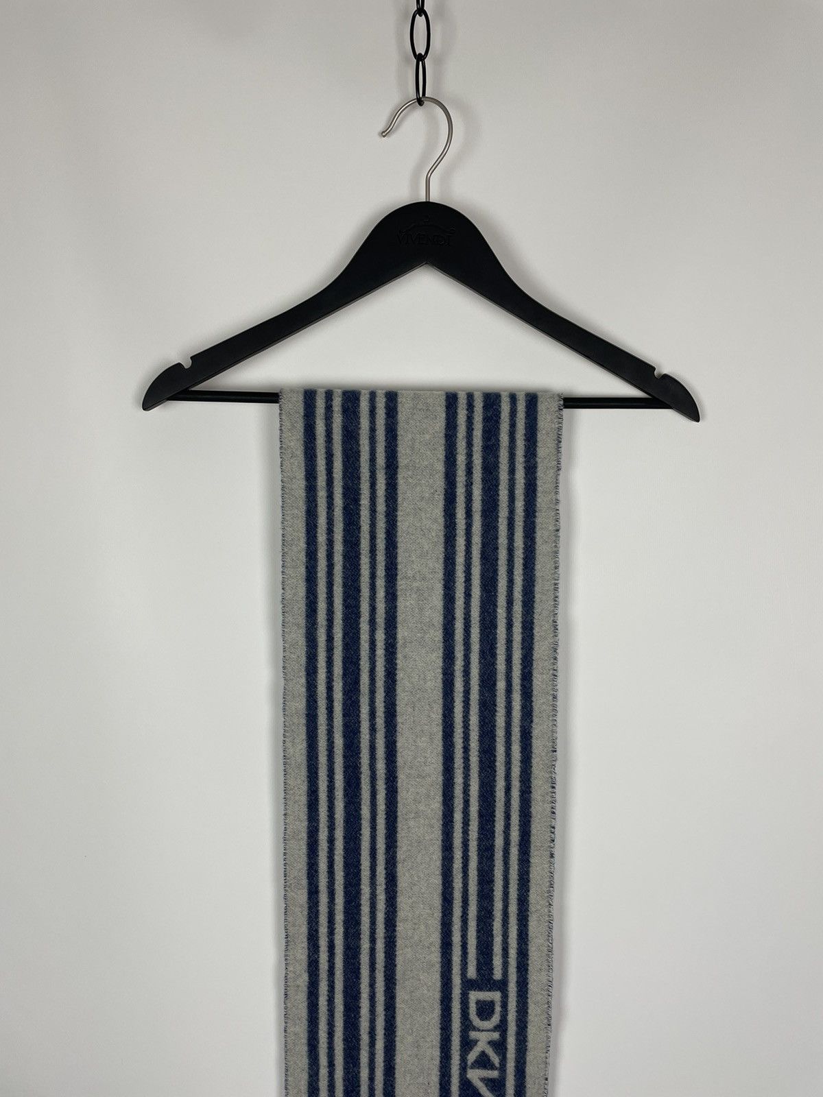 DKNY DKNY Wool Stripe Scarf Size ONE SIZE - 4 Thumbnail