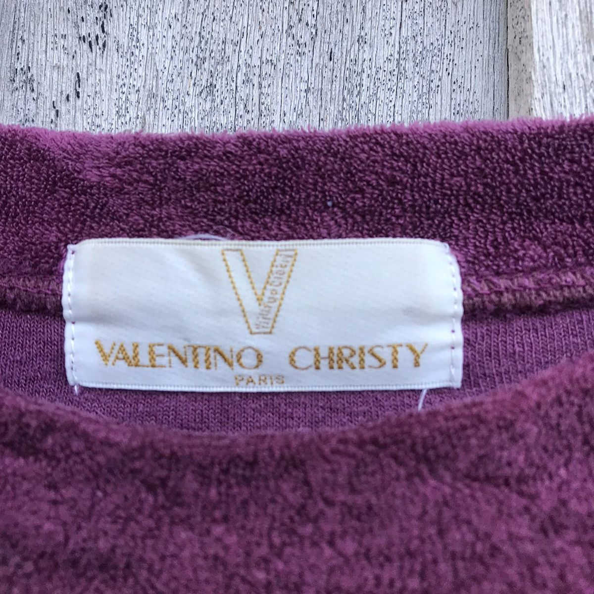 Valentino × Vintage Vintage Valentino Christy Fleece Sweatshirt Pullover Size L / US 10 / IT 46 - 5 Thumbnail