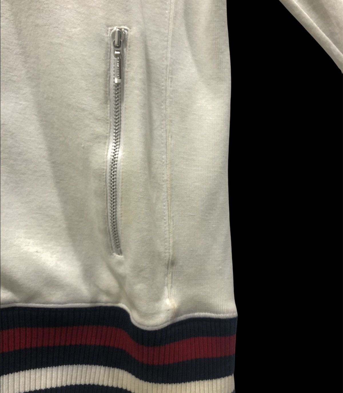 Burberry Burberry Black Label Jacket White with Navy&Burgundy Accents Size US M / EU 48-50 / 2 - 4 Thumbnail