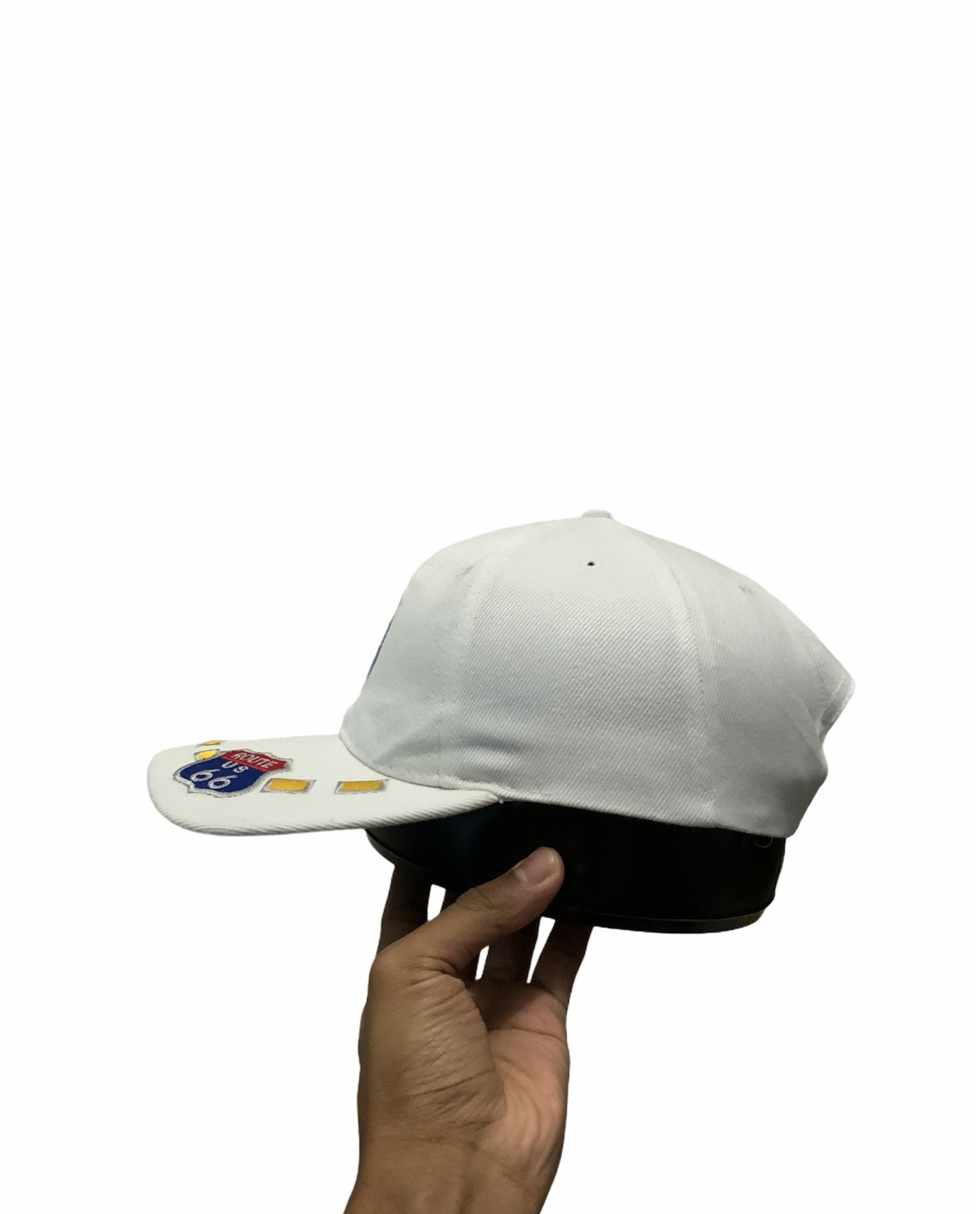 Route 66 Route us 66 White Streetwear Hat Size ONE SIZE - 4 Thumbnail