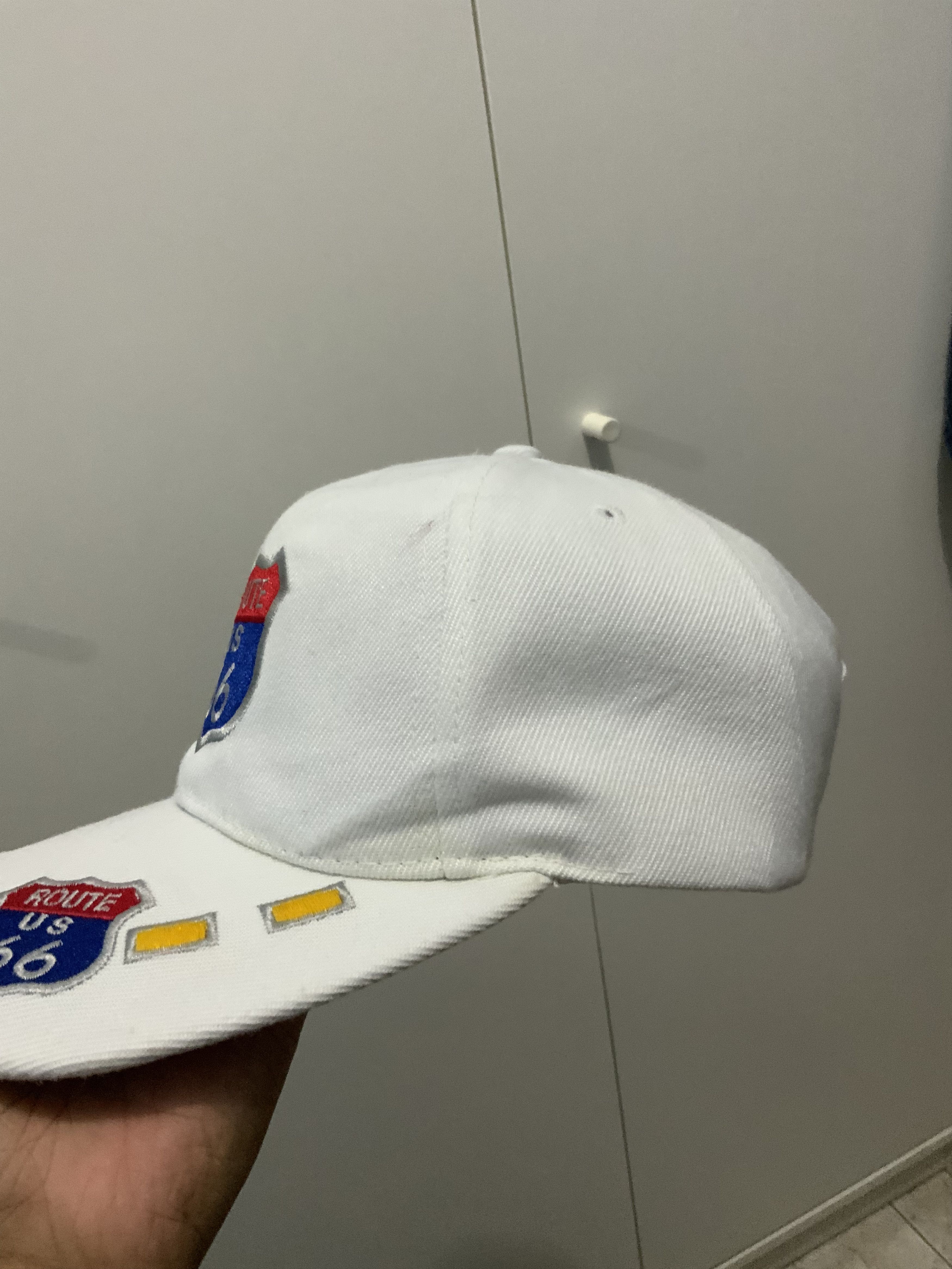 Route 66 Route us 66 White Streetwear Hat Size ONE SIZE - 11 Thumbnail
