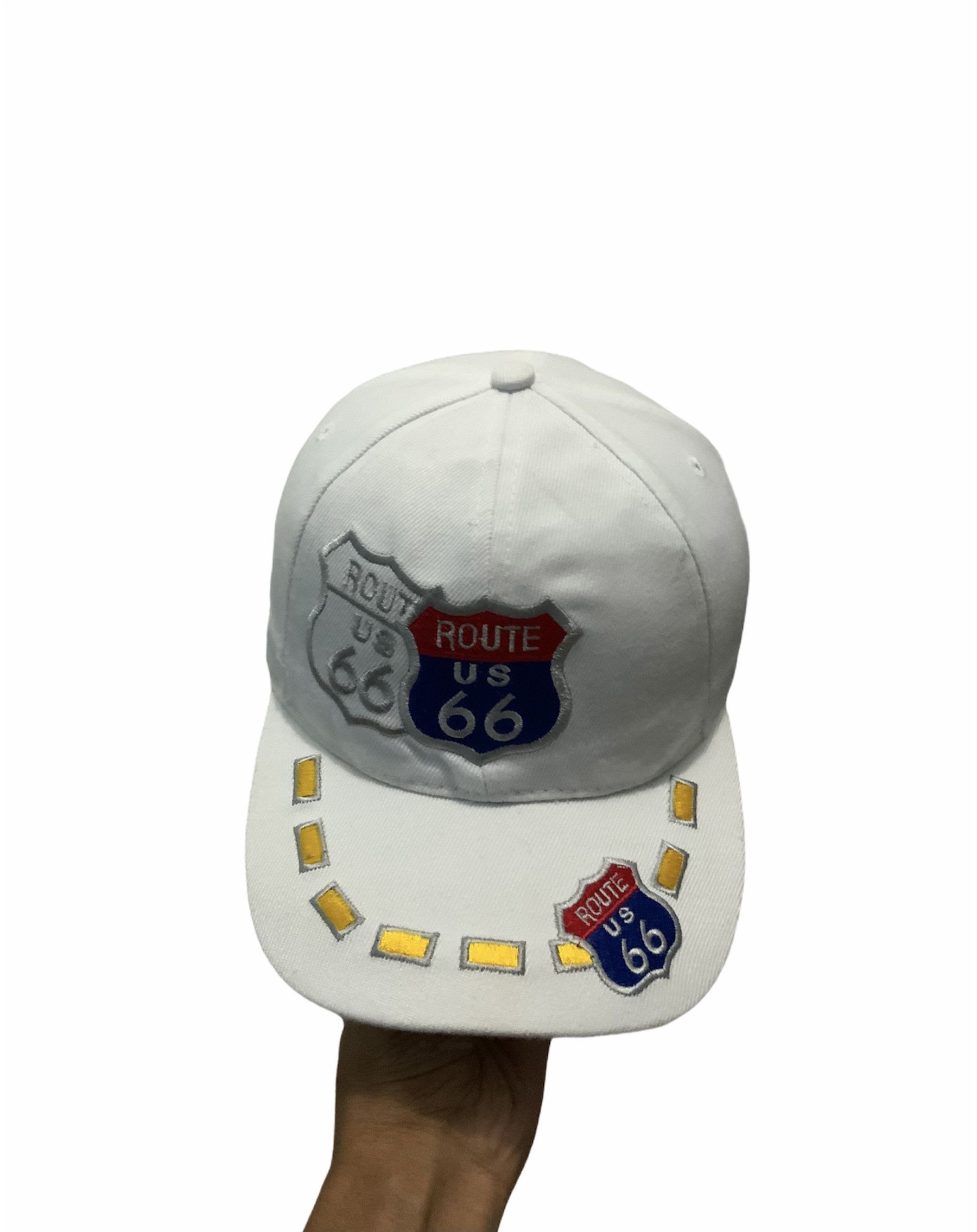 Route 66 Route us 66 White Streetwear Hat Size ONE SIZE - 6 Thumbnail