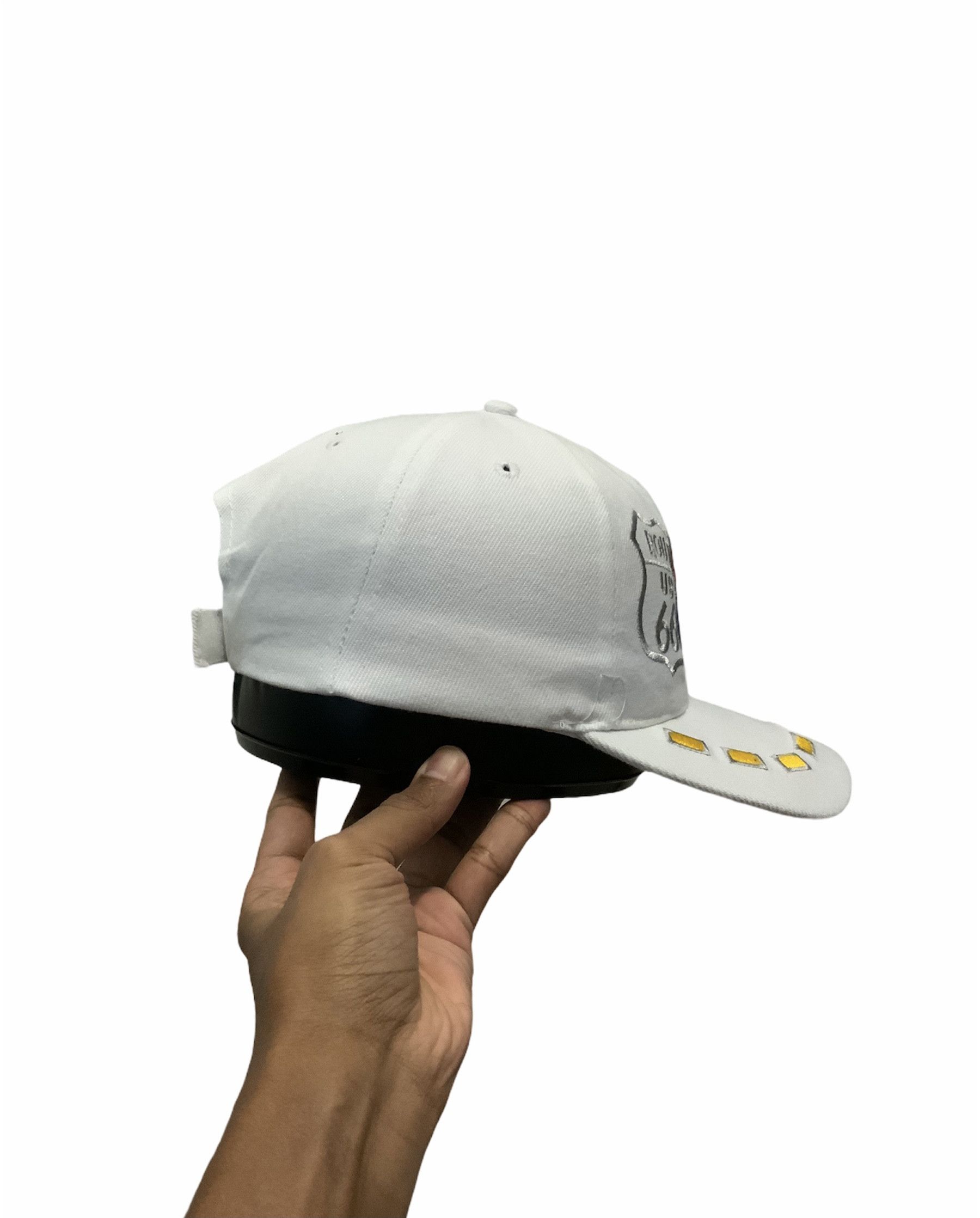 Route 66 Route us 66 White Streetwear Hat Size ONE SIZE - 3 Thumbnail