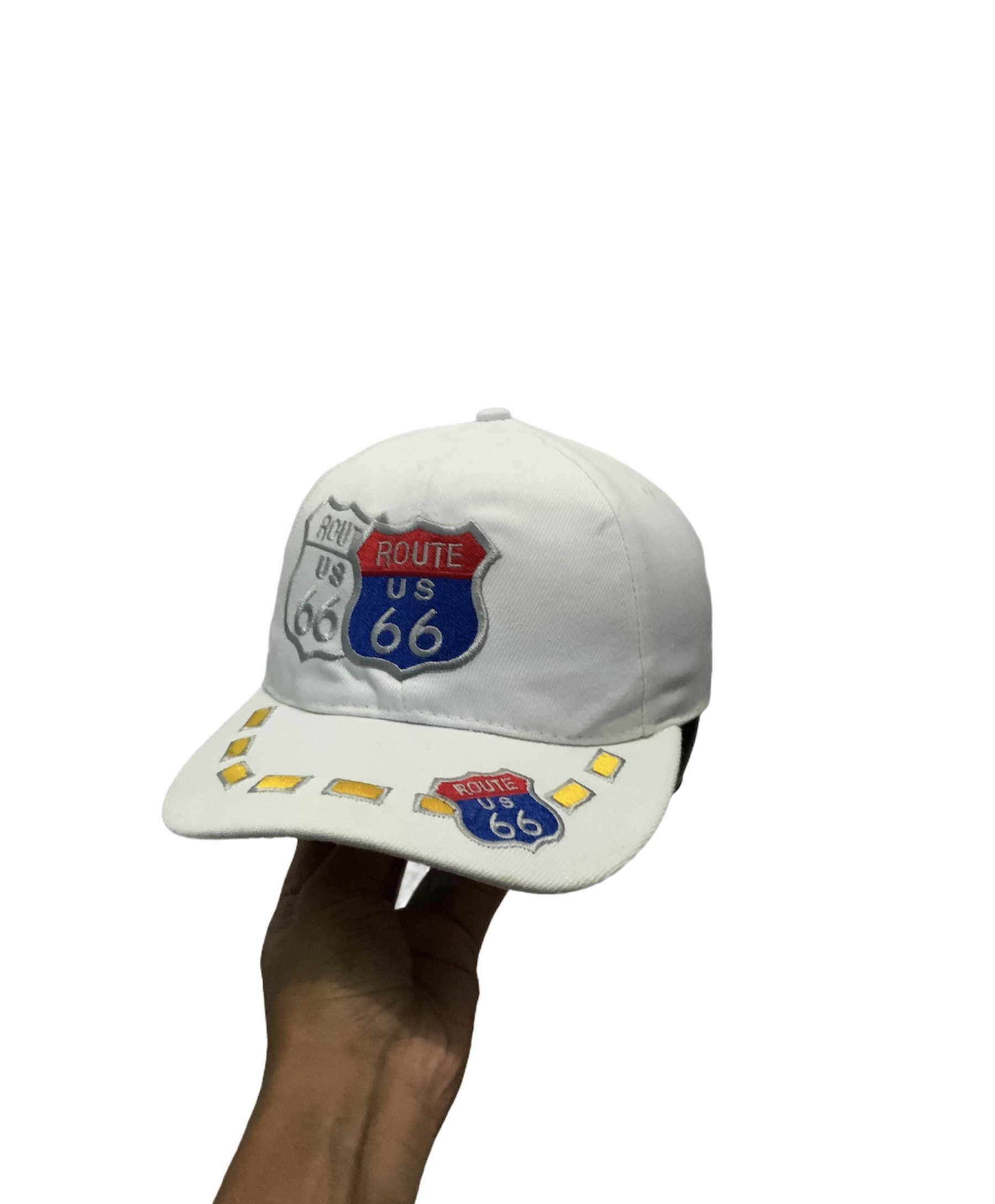Route 66 Route us 66 White Streetwear Hat Size ONE SIZE - 1 Thumbnail