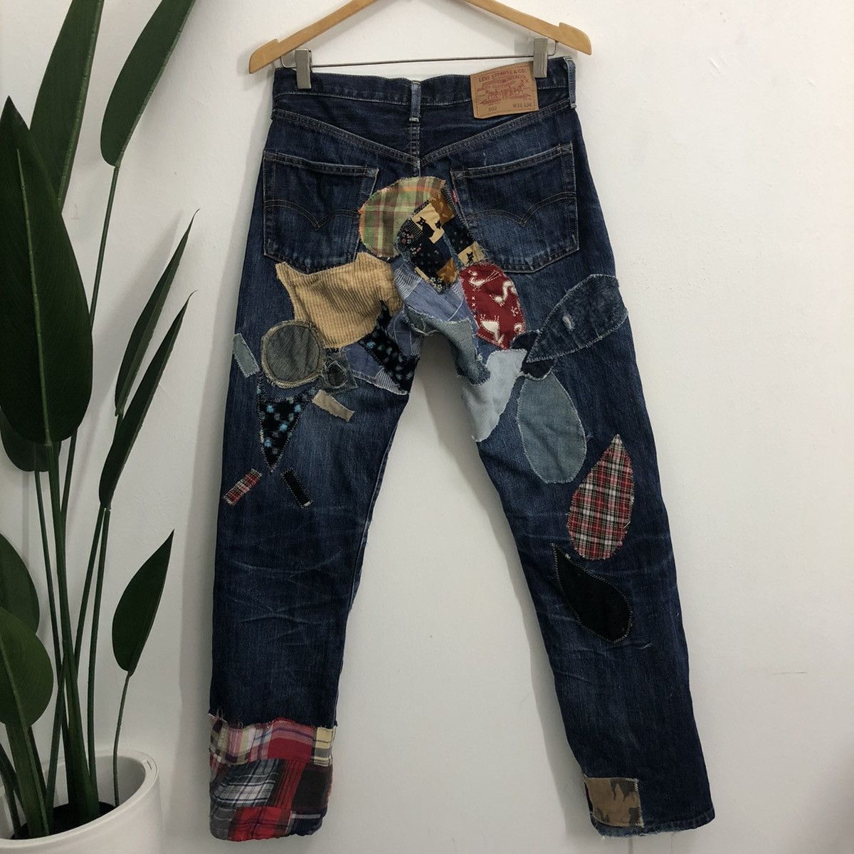 Levi's × Levi's Vintage Clothing × Vintage kapital style vintage levi’s 502 selvedge big (E) talon Size US 31 - 13 Thumbnail