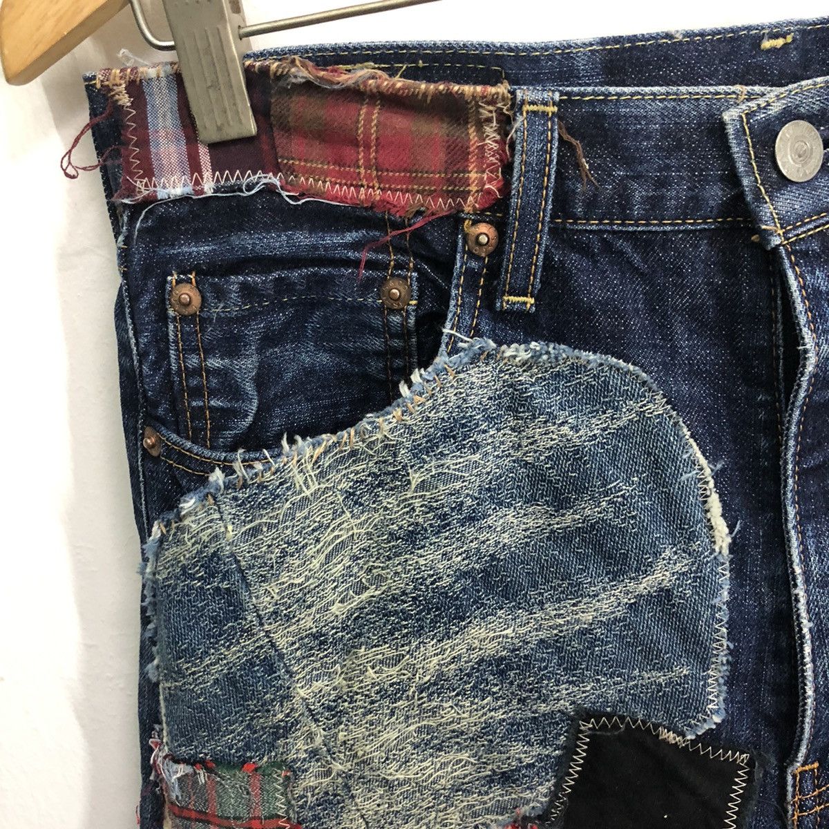 Levi's × Levi's Vintage Clothing × Vintage kapital style vintage levi’s 502 selvedge big (E) talon Size US 31 - 5 Thumbnail