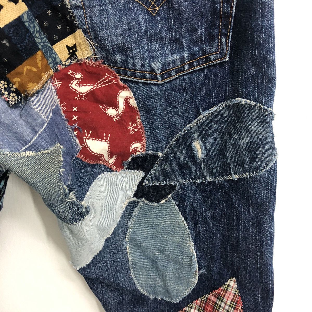 Levi's × Levi's Vintage Clothing × Vintage kapital style vintage levi’s 502 selvedge big (E) talon Size US 31 - 16 Thumbnail