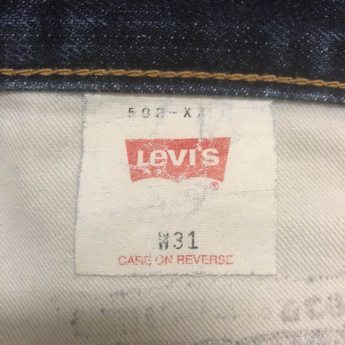 Levi's × Levi's Vintage Clothing × Vintage kapital style vintage levi’s 502 selvedge big (E) talon Size US 31 - 23 Thumbnail