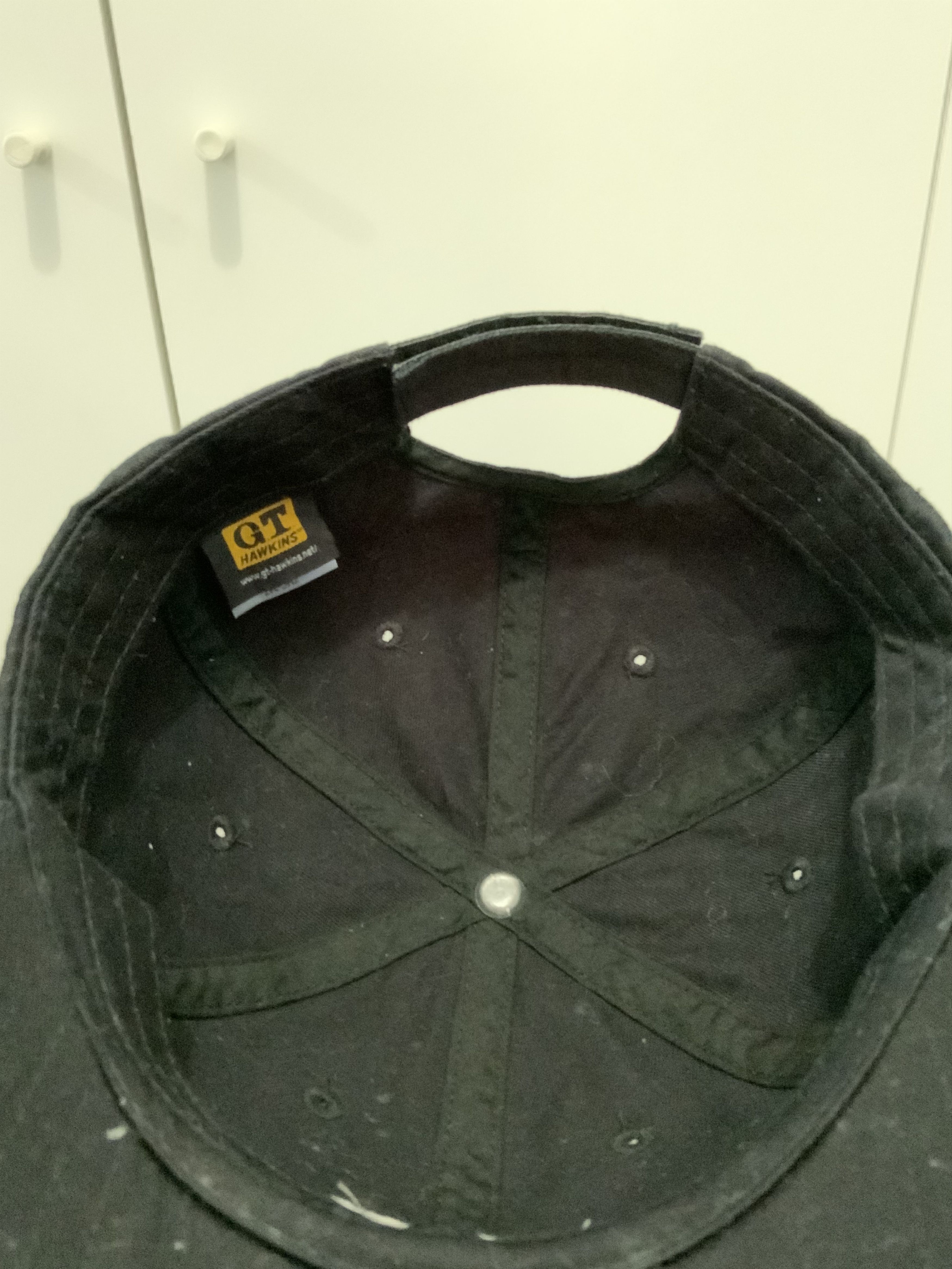 Vintage G.T Hawkins Official Licensed Black Hat Cap Size ONE SIZE - 12 Thumbnail