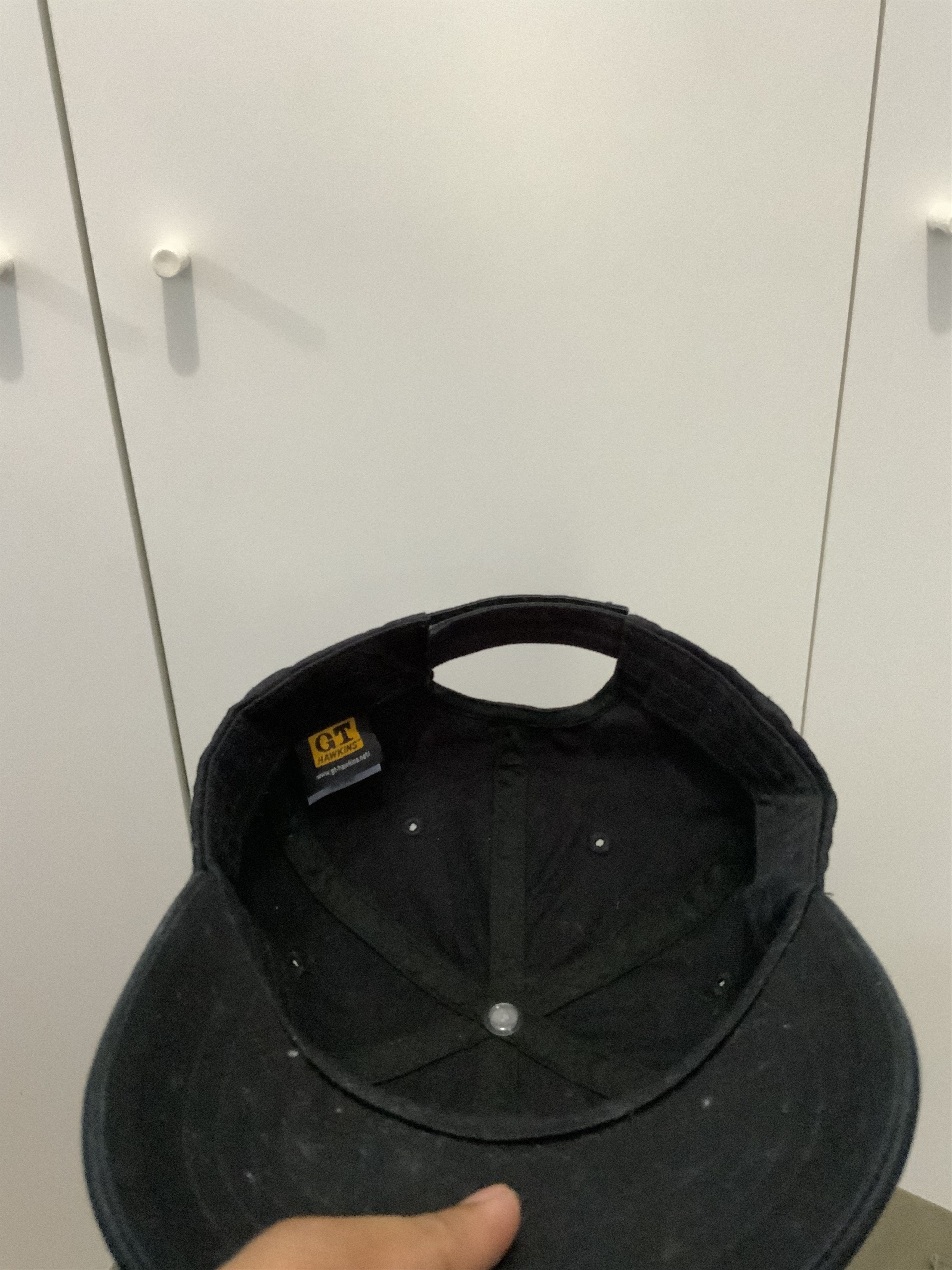 Vintage G.T Hawkins Official Licensed Black Hat Cap Size ONE SIZE - 11 Thumbnail