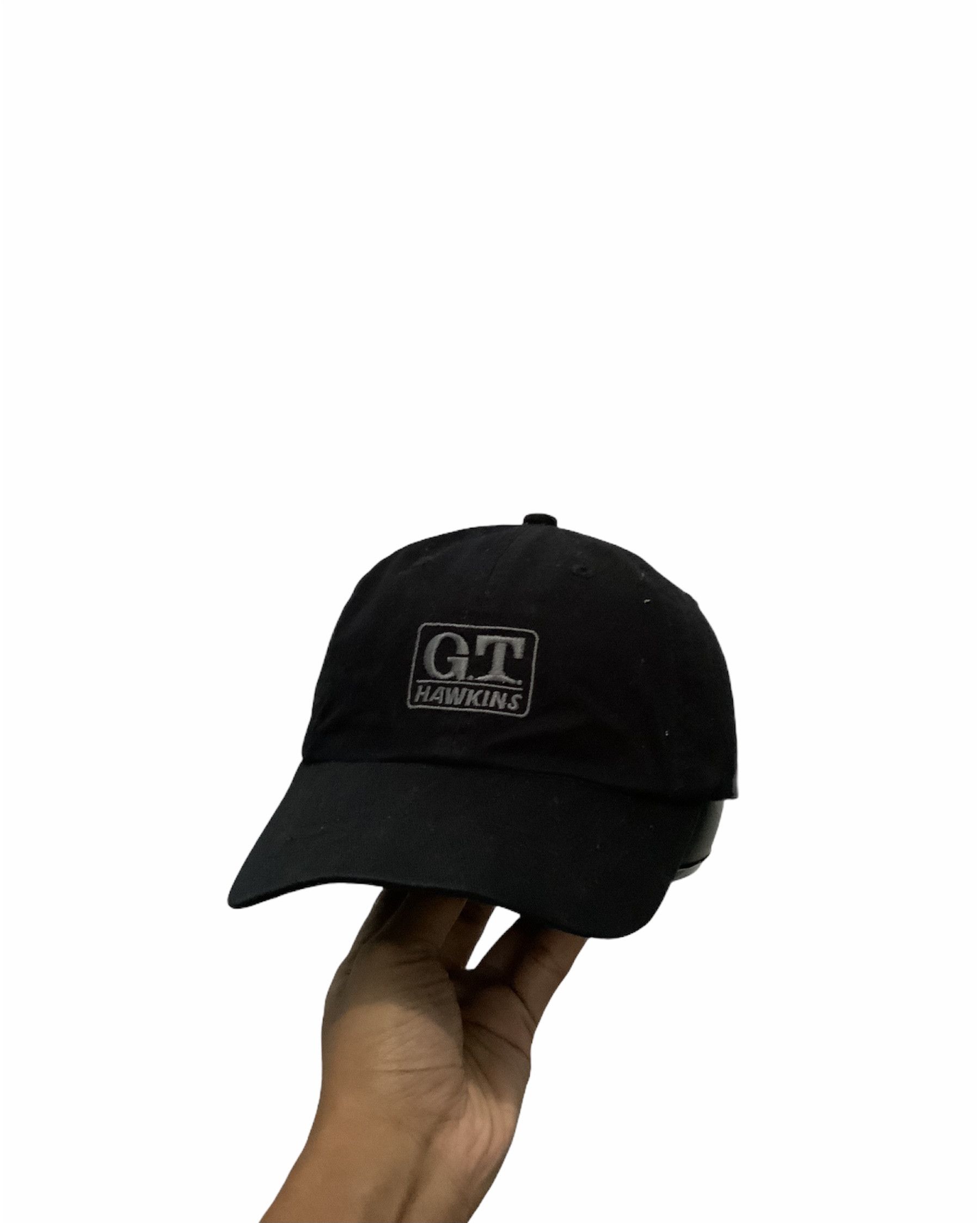 Vintage G.T Hawkins Official Licensed Black Hat Cap Size ONE SIZE - 2 Thumbnail