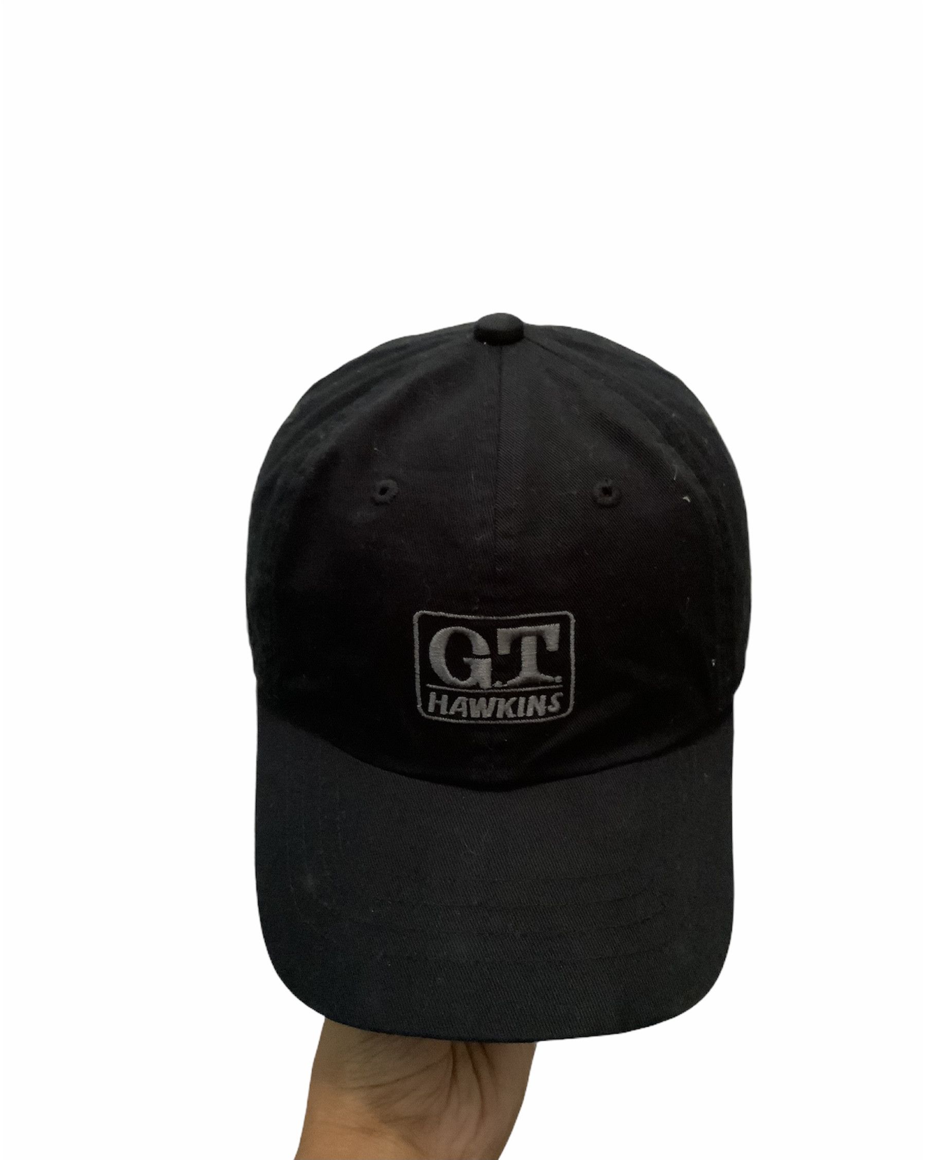 Vintage G.T Hawkins Official Licensed Black Hat Cap Size ONE SIZE - 7 Thumbnail