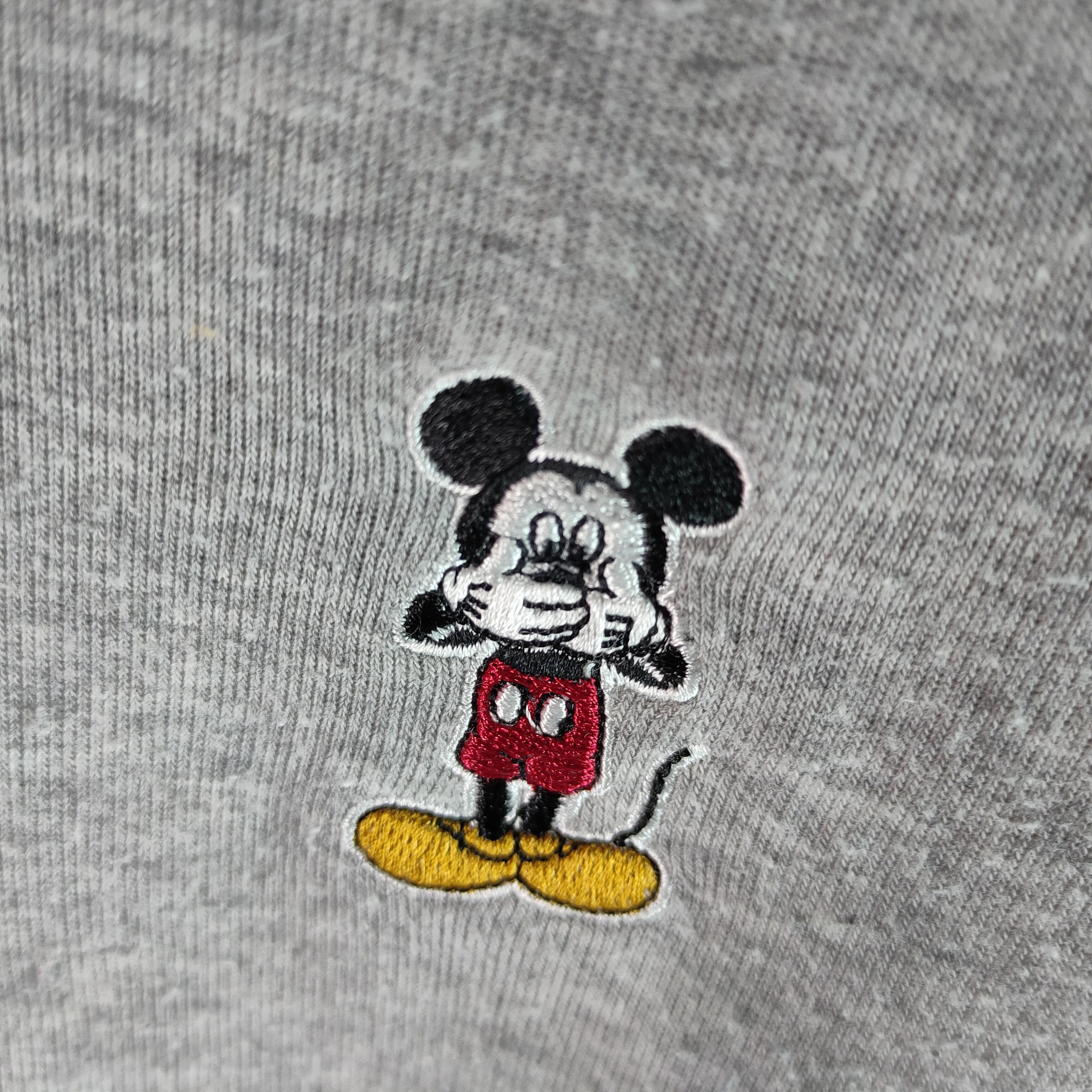Disney DISNEY MICKEY MOUSE Embroidery Crewneck Sweatshirt Size US S / EU 44-46 / 1 - 2 Thumbnail