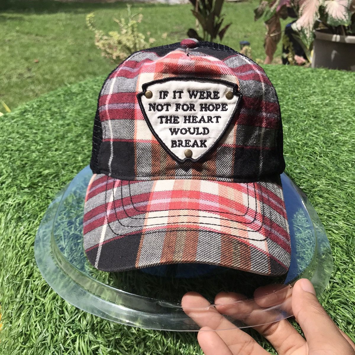Japanese Brand × Vintage Vintage Big Patch Checkered Size ONE SIZE - 2 Thumbnail