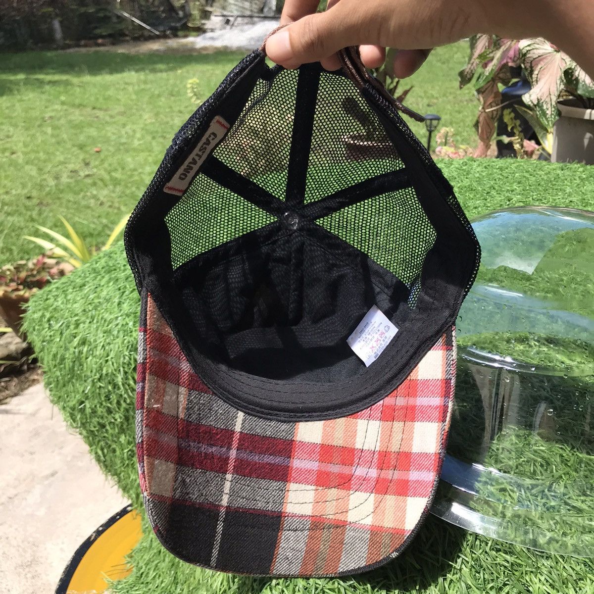 Japanese Brand × Vintage Vintage Big Patch Checkered Size ONE SIZE - 5 Thumbnail