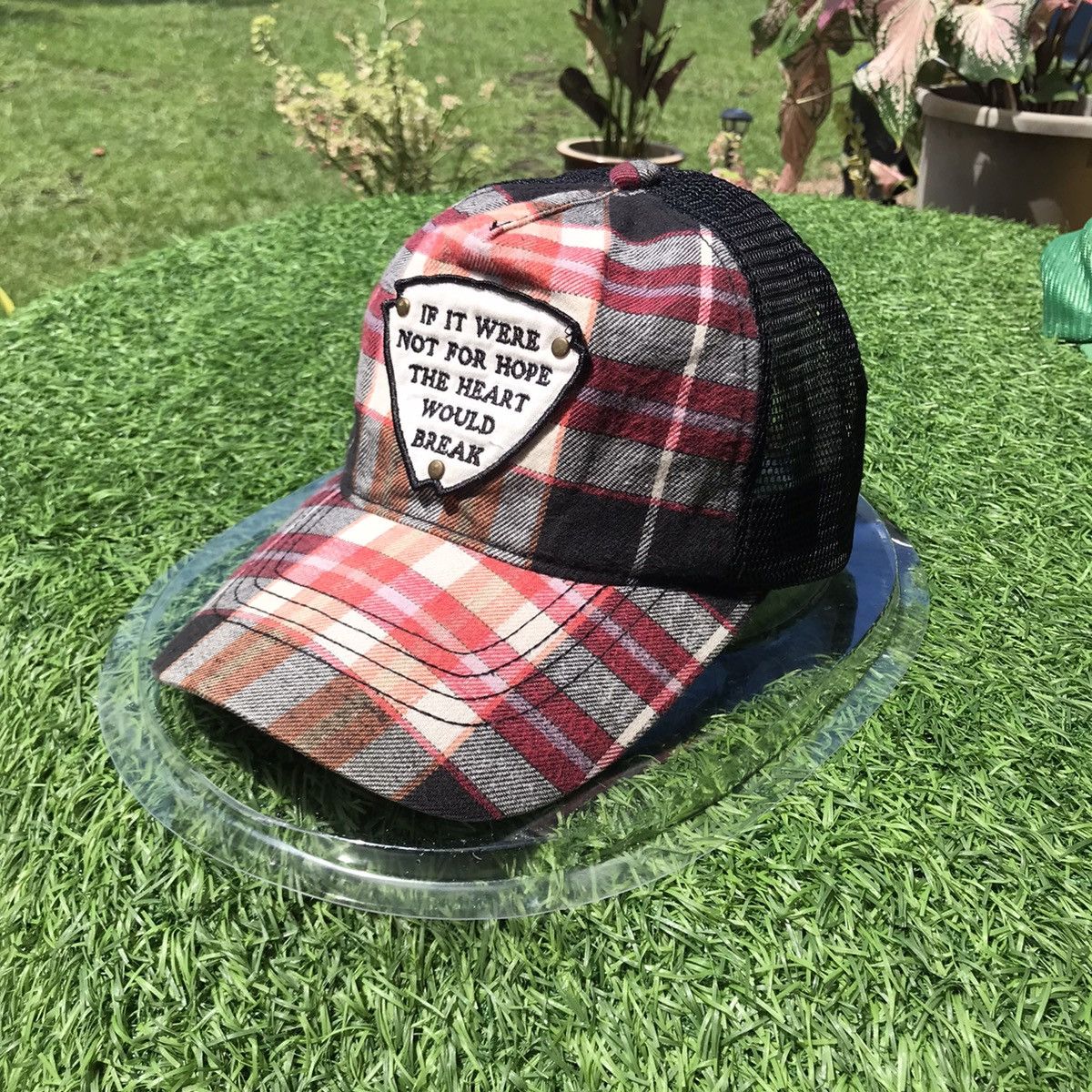 Japanese Brand × Vintage Vintage Big Patch Checkered Size ONE SIZE - 1 Thumbnail
