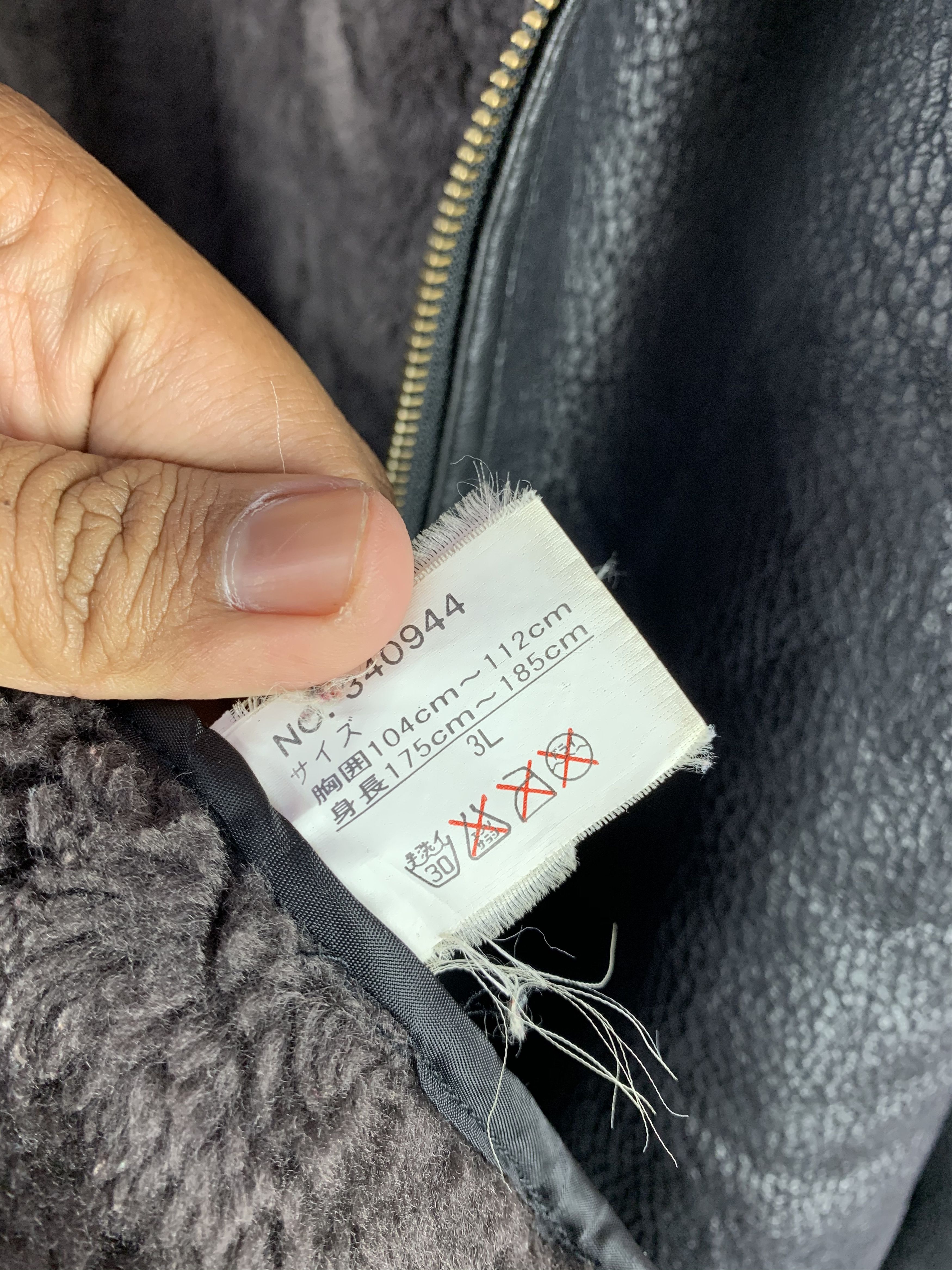 Japanese Brand 🔥Nota Bene Leather Riding Style Winter Jacket Size US L / EU 52-54 / 3 - 11 Thumbnail