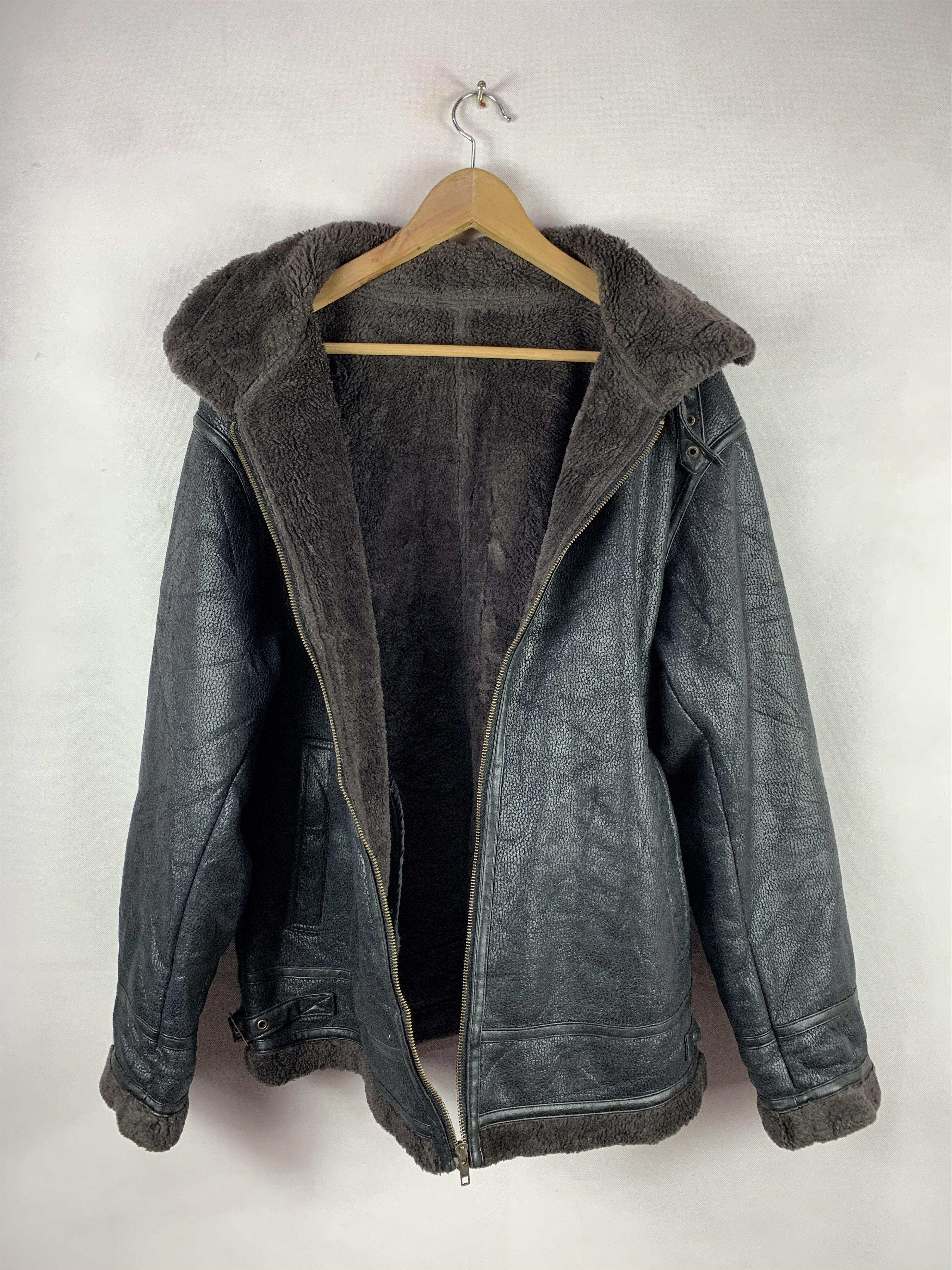 Japanese Brand 🔥Nota Bene Leather Riding Style Winter Jacket Size US L / EU 52-54 / 3 - 9 Thumbnail
