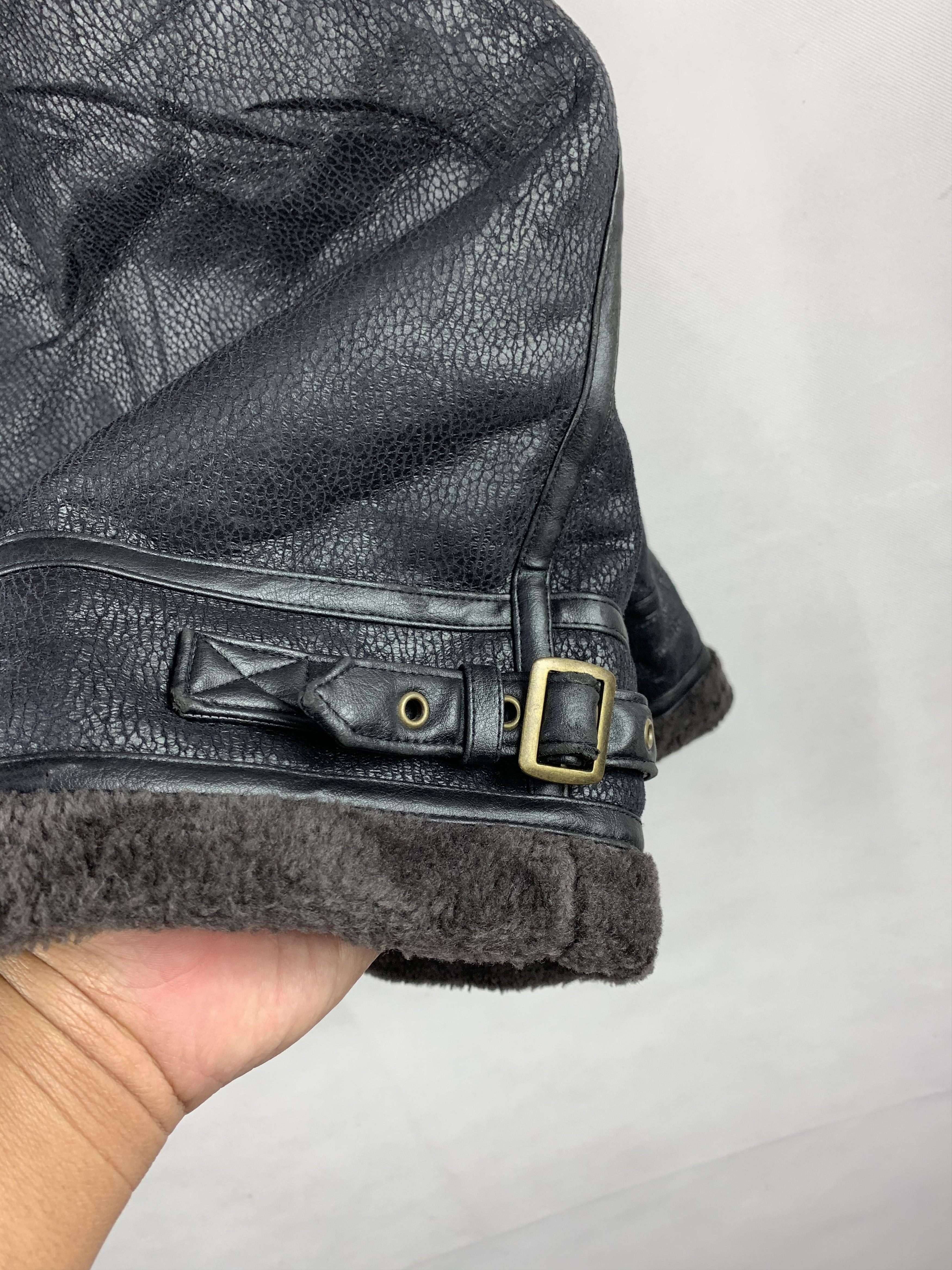 Japanese Brand 🔥Nota Bene Leather Riding Style Winter Jacket Size US L / EU 52-54 / 3 - 8 Thumbnail