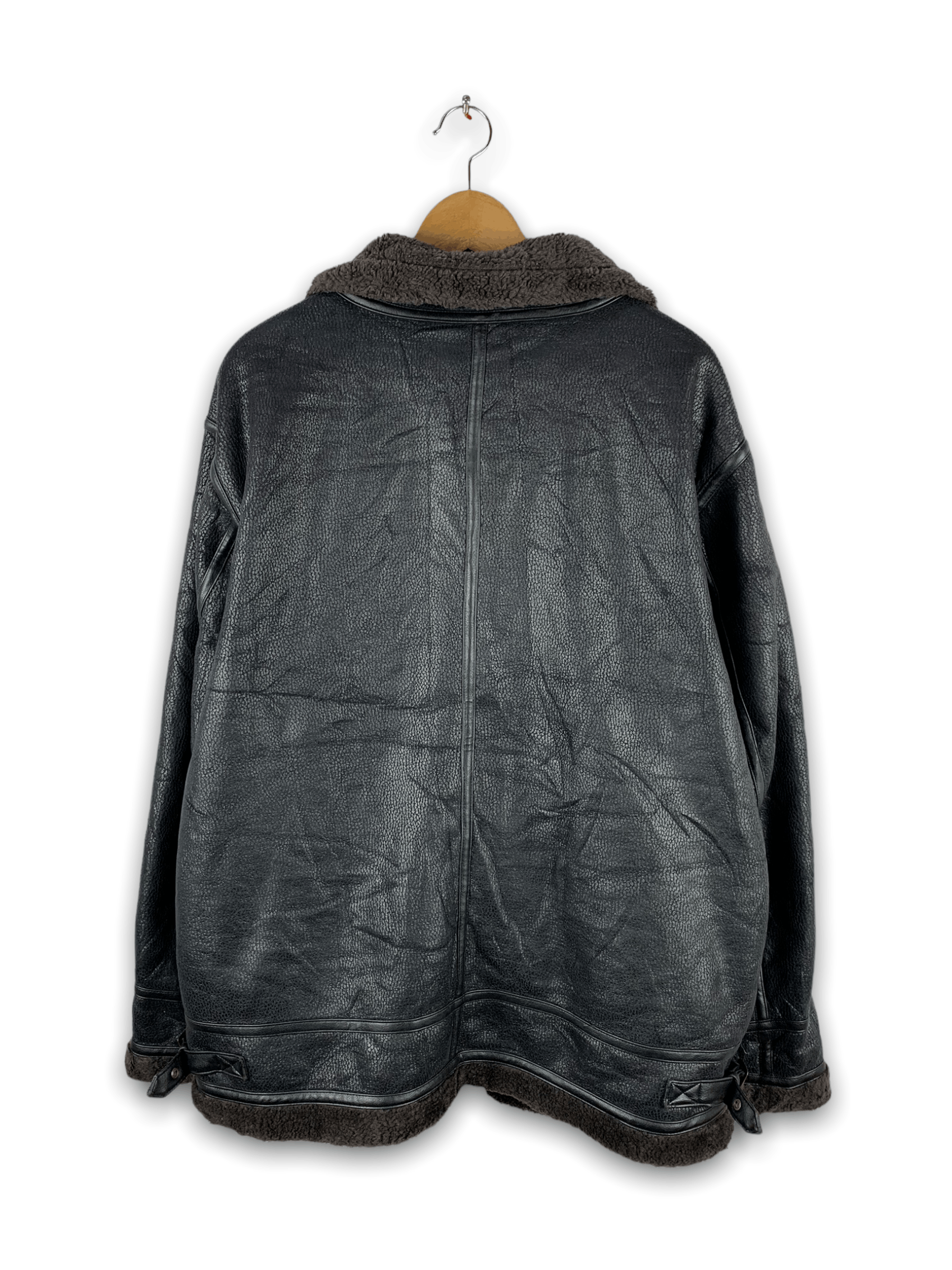 Japanese Brand 🔥Nota Bene Leather Riding Style Winter Jacket Size US L / EU 52-54 / 3 - 2 Thumbnail