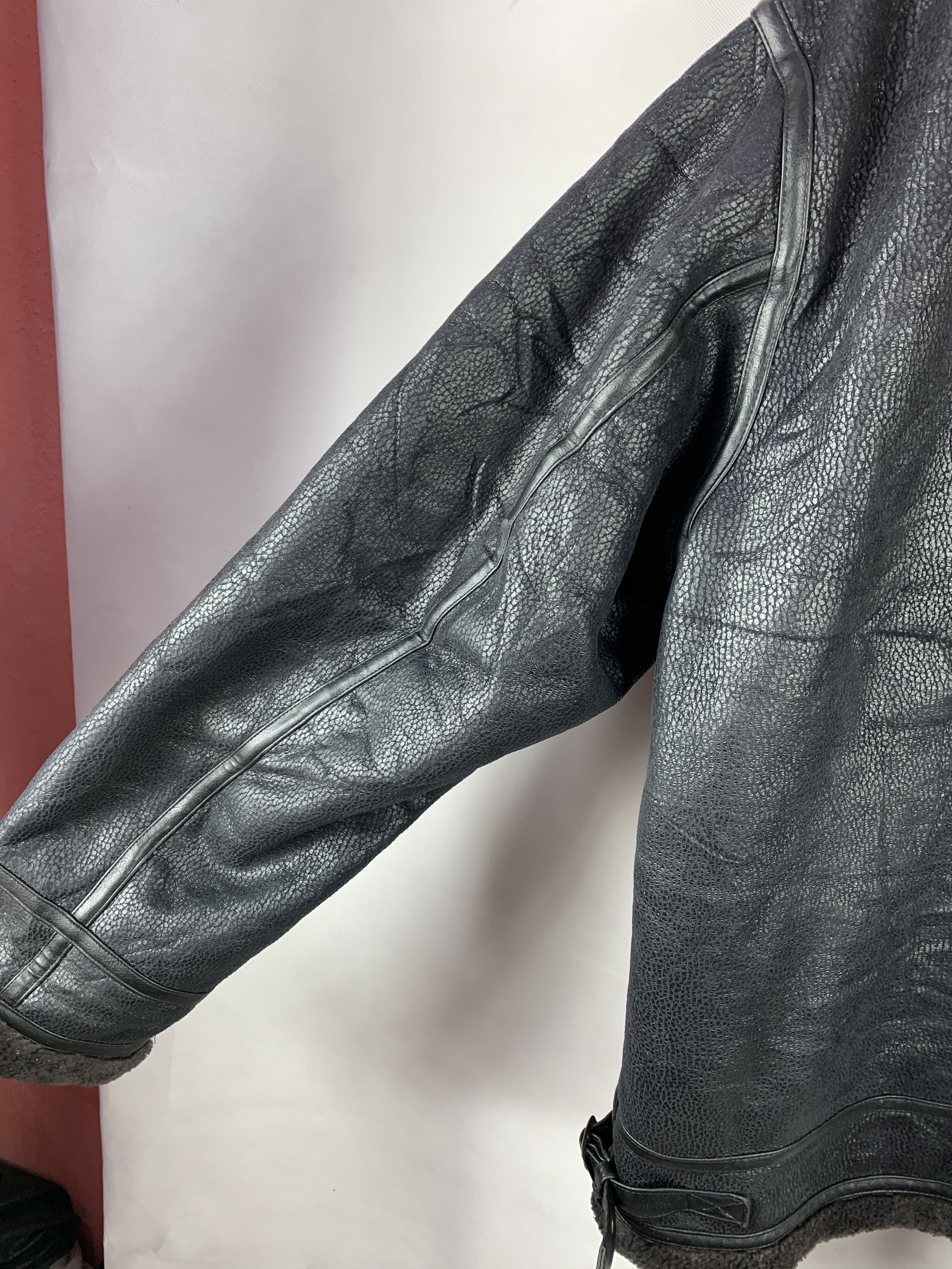 Japanese Brand 🔥Nota Bene Leather Riding Style Winter Jacket Size US L / EU 52-54 / 3 - 7 Thumbnail