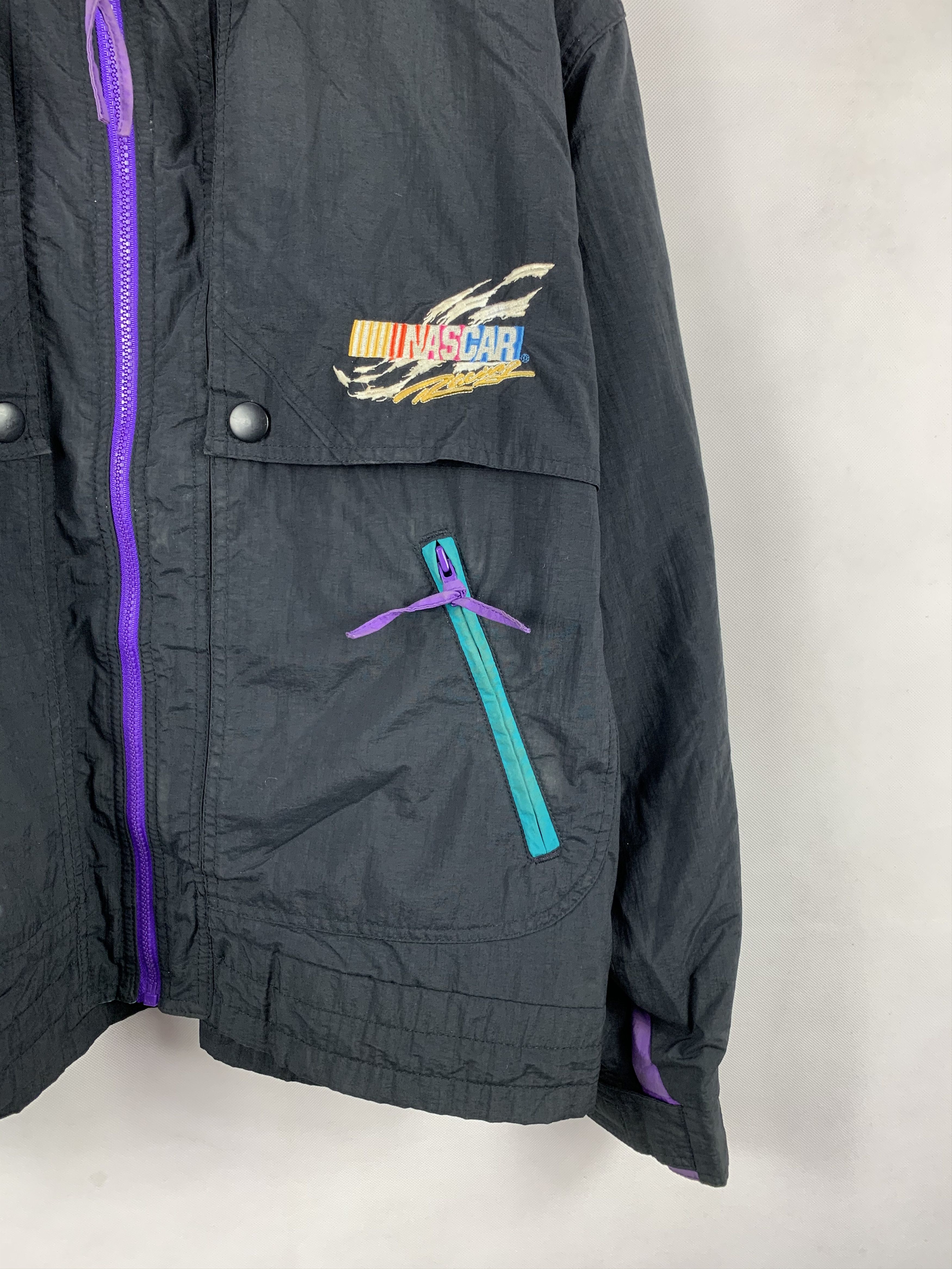 NASCAR 🔥Vintage Swingster Nascar Bomber Style Jacket Size US L / EU 52-54 / 3 - 4 Thumbnail