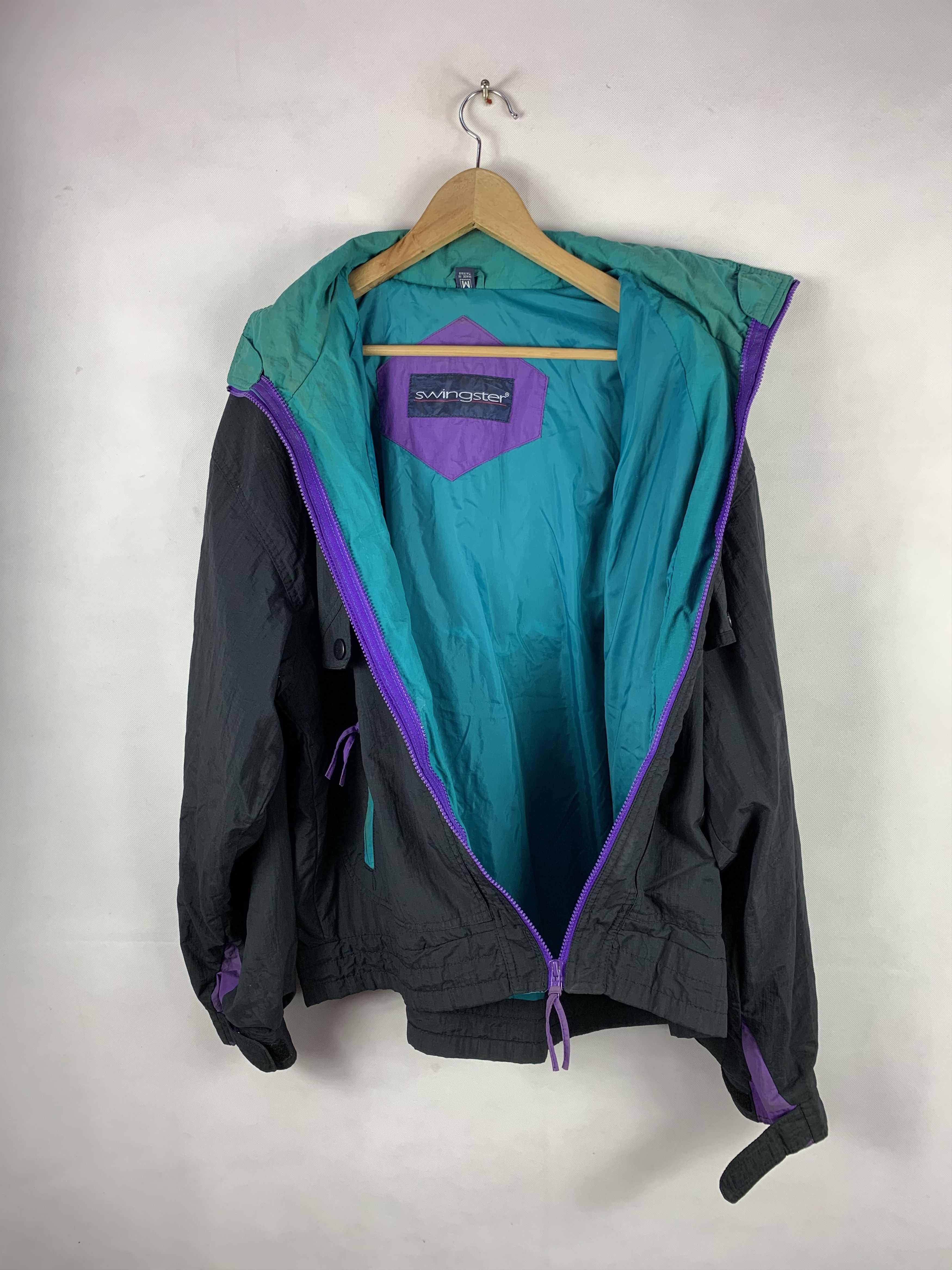 NASCAR 🔥Vintage Swingster Nascar Bomber Style Jacket Size US L / EU 52-54 / 3 - 11 Thumbnail