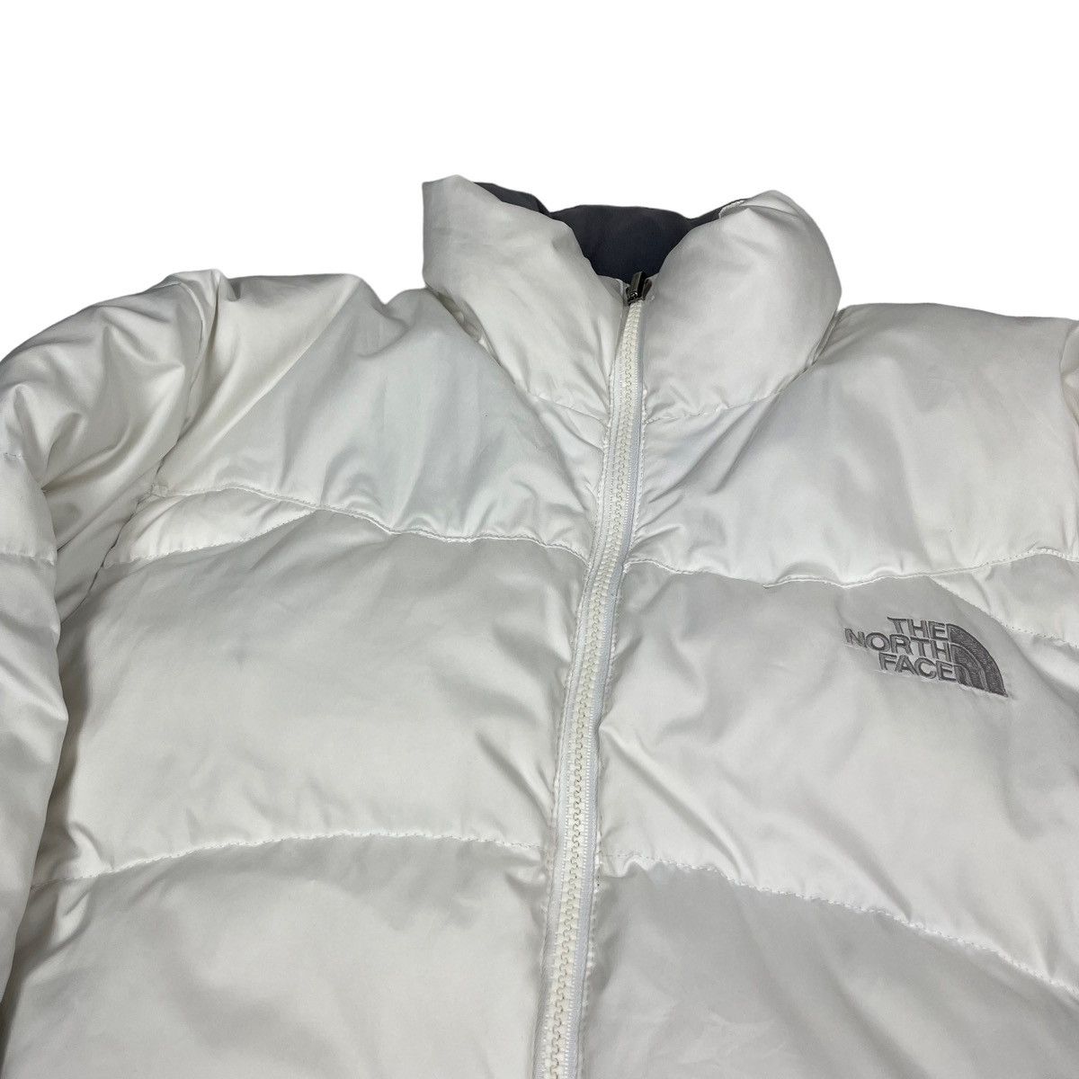 The North Face × Vintage Vintage The North Face Nuptse 550 White Puffer Jacket L Size L / US 10 / IT 46 - 2 Thumbnail