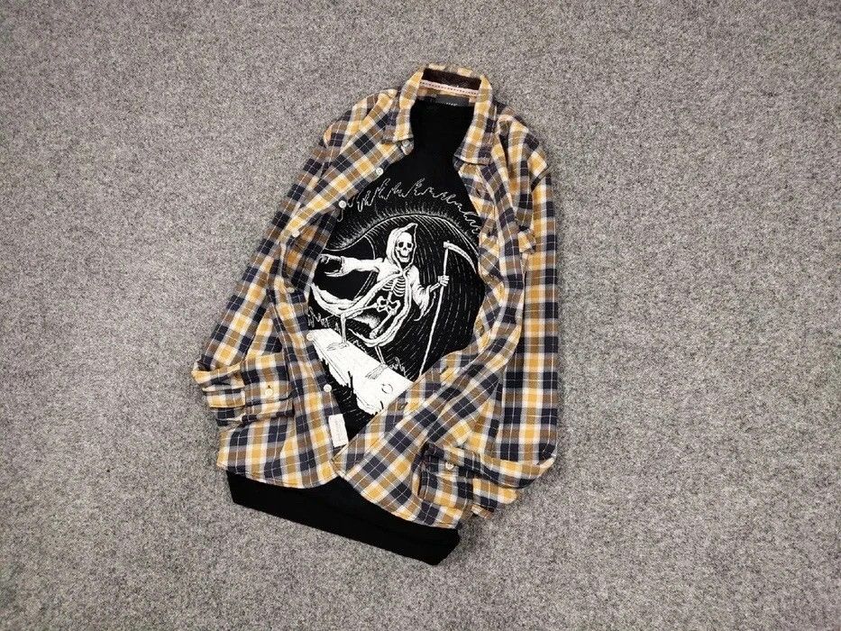 Flannel Vintage Flannel Shirt Travis Scott Style Size US S / EU 44-46 / 1 - 3 Thumbnail