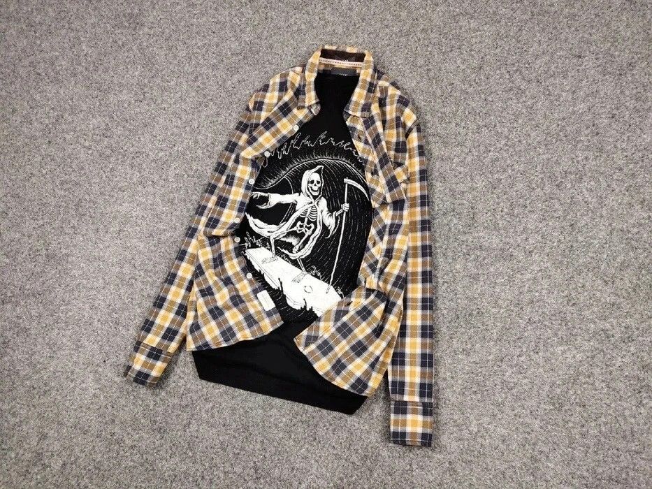 Flannel Vintage Flannel Shirt Travis Scott Style Size US S / EU 44-46 / 1 - 2 Thumbnail