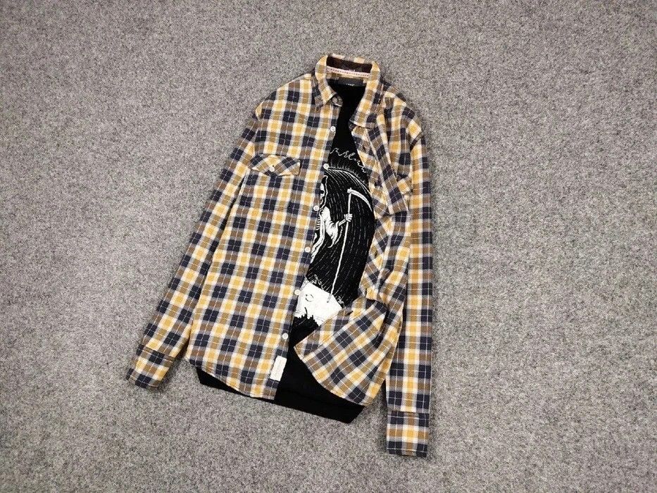 Flannel Vintage Flannel Shirt Travis Scott Style Size US S / EU 44-46 / 1 - 4 Thumbnail