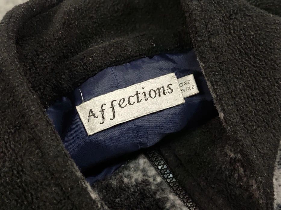 Vintage Vintage 90's Fleece Zip Jacket Over Art Winter Wolf Hype Size US S / EU 44-46 / 1 - 8 Thumbnail