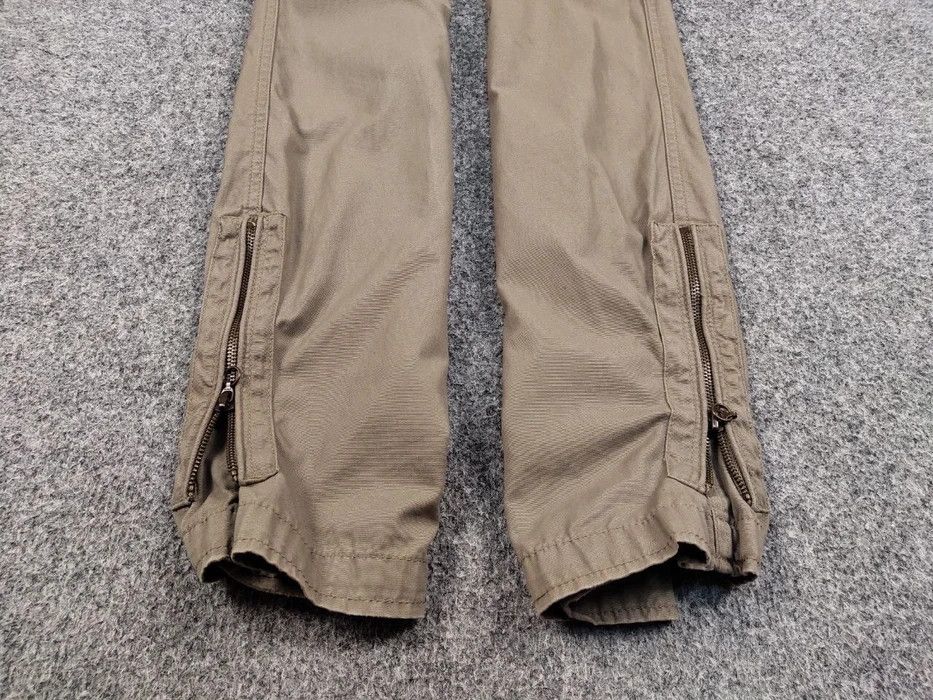 Japanese Brand Vintage 90s Cargo Zip Pants Travis Scott Japan Pocket Beige Size US 30 / EU 46 - 4 Thumbnail