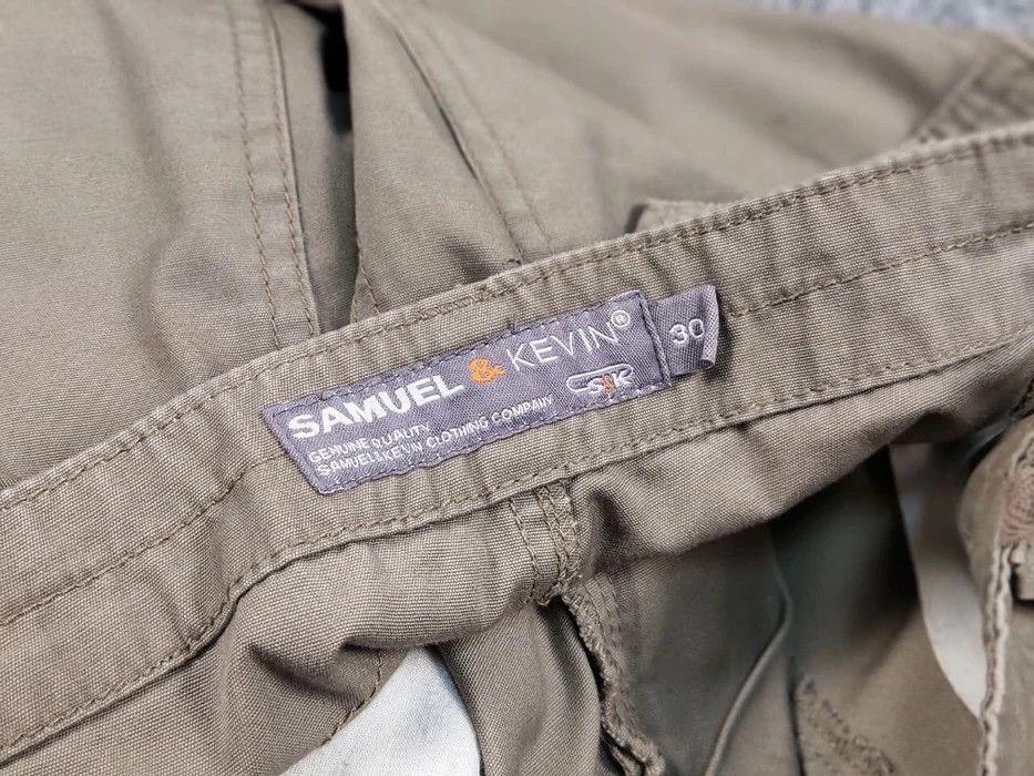 Japanese Brand Vintage 90s Cargo Zip Pants Travis Scott Japan Pocket Beige Size US 30 / EU 46 - 9 Thumbnail