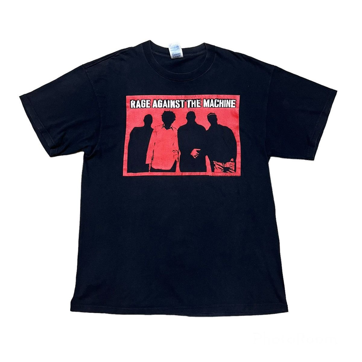 Rage Against The Machine Vintage 1999 Rage Against The Machine RATM Big Logo T Shirt Size US L / EU 52-54 / 3 - 1 Thumbnail