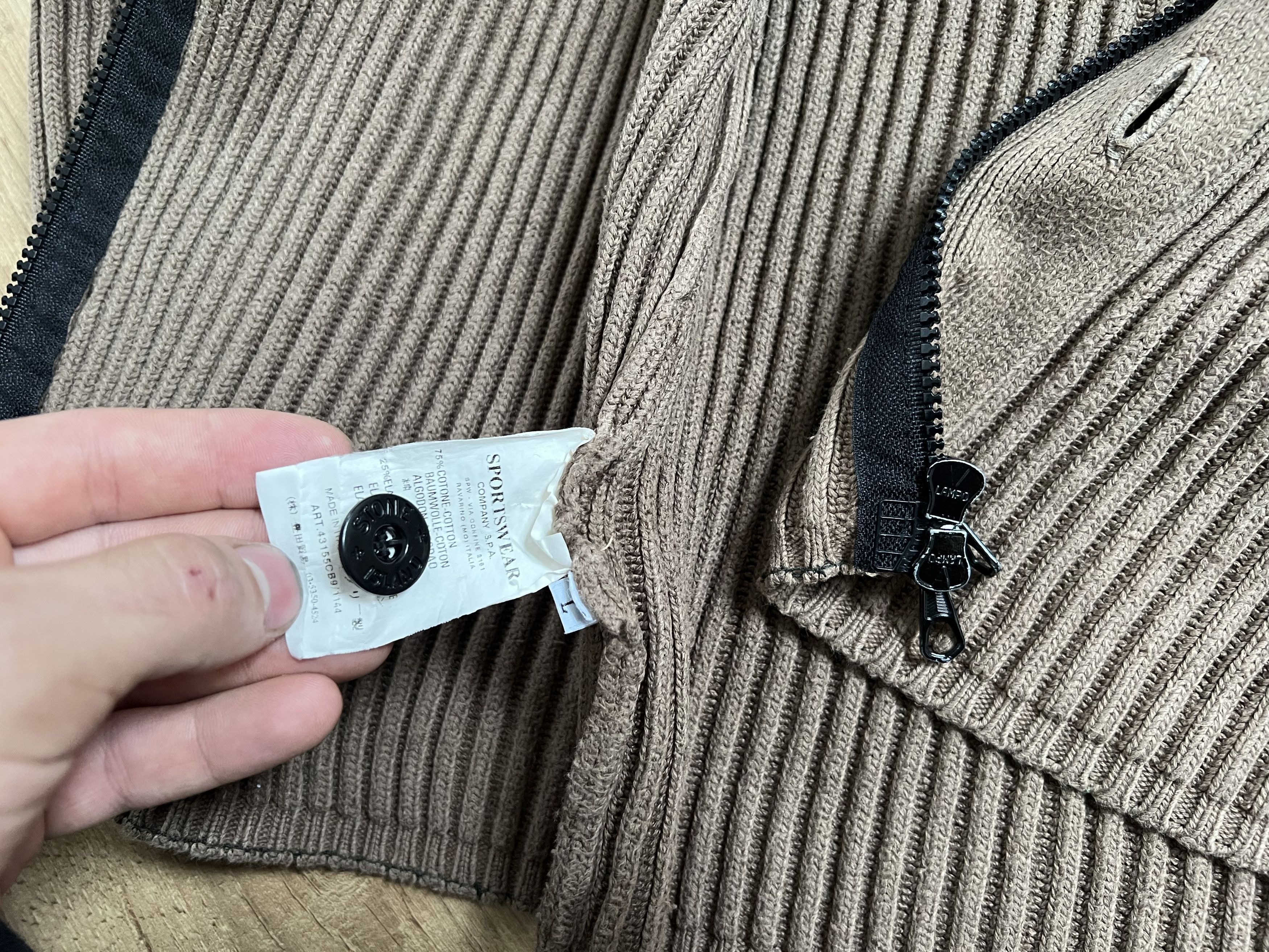 Massimo Osti vintage stone island zip sweater Size US L / EU 52-54 / 3 - 8 Thumbnail