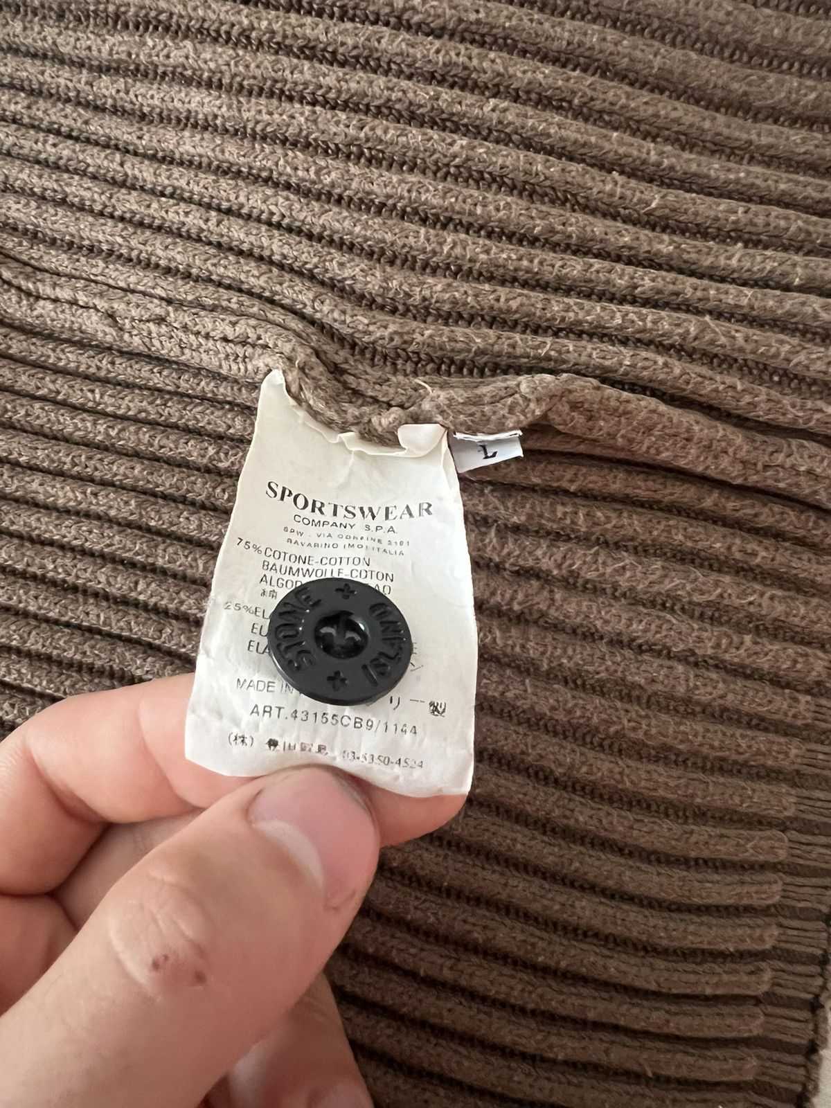 Massimo Osti vintage stone island zip sweater Size US L / EU 52-54 / 3 - 11 Thumbnail