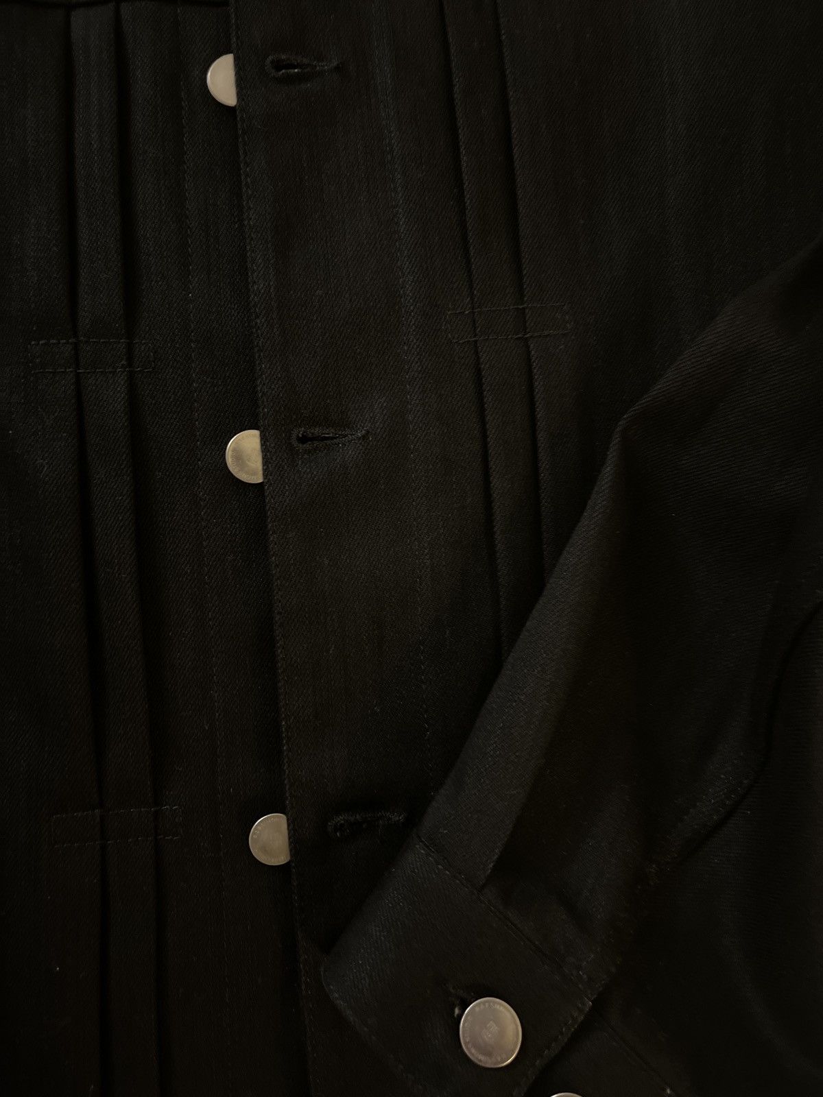 Raf Simons Black denim oversized jacket Size US L / EU 52-54 / 3 - 2 Thumbnail