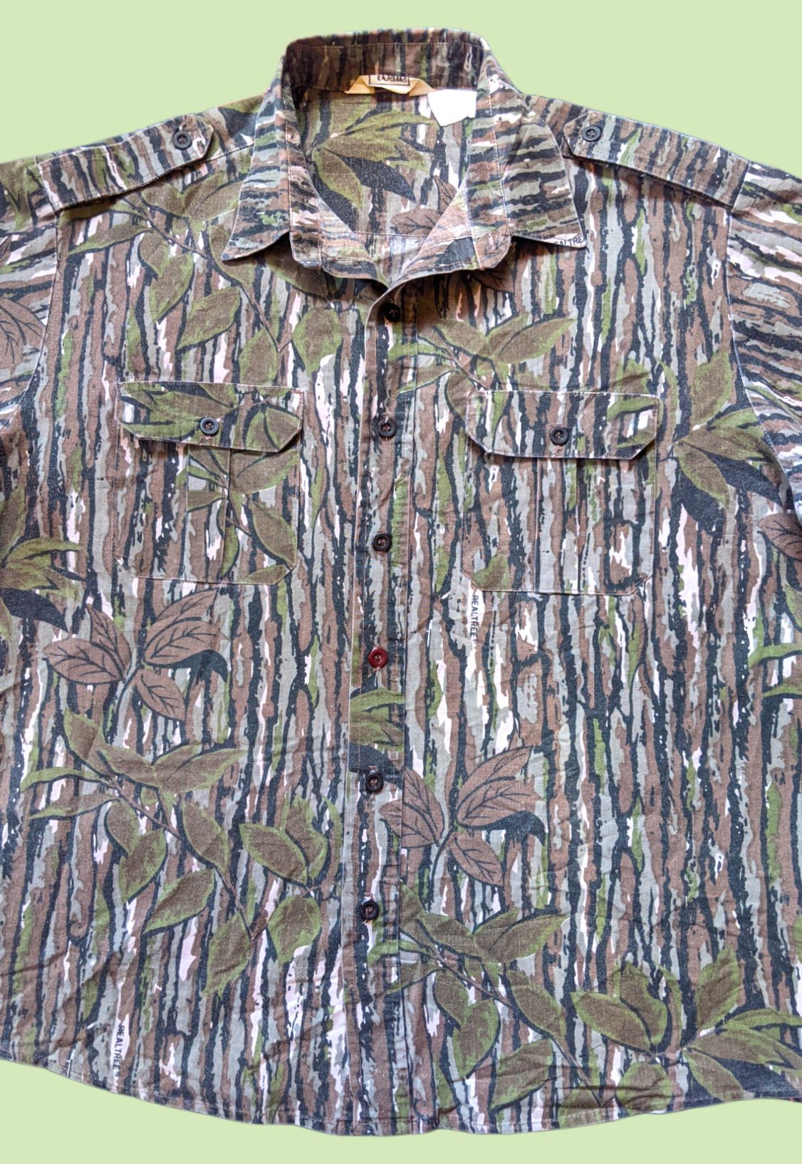 Mossy Oaks × Vintage Vintage 80s Wills USA Real Tree Camo Shirt Size US XL / EU 56 / 4 - 3 Thumbnail