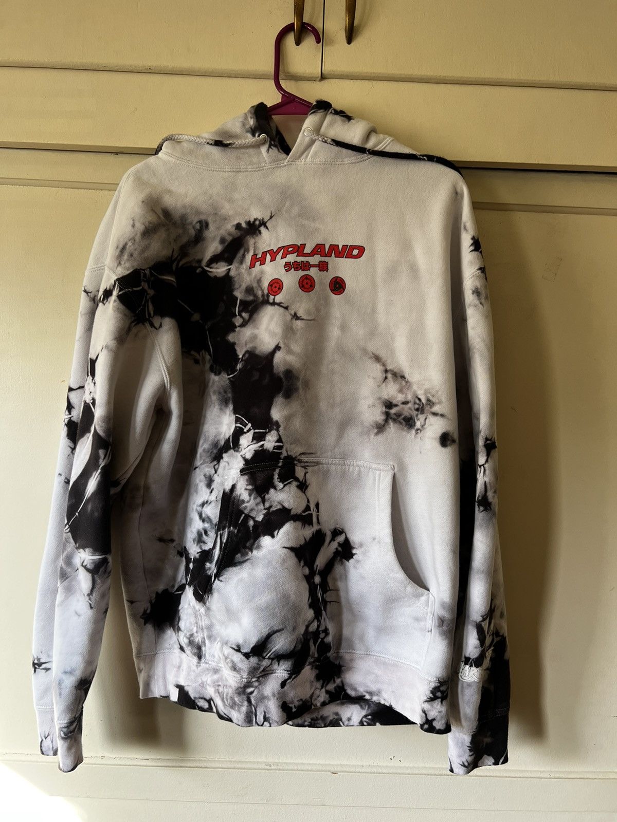 Hypland Hypland Naruto Uchiha Hoodie White Tie Dye Sasuke Itachi