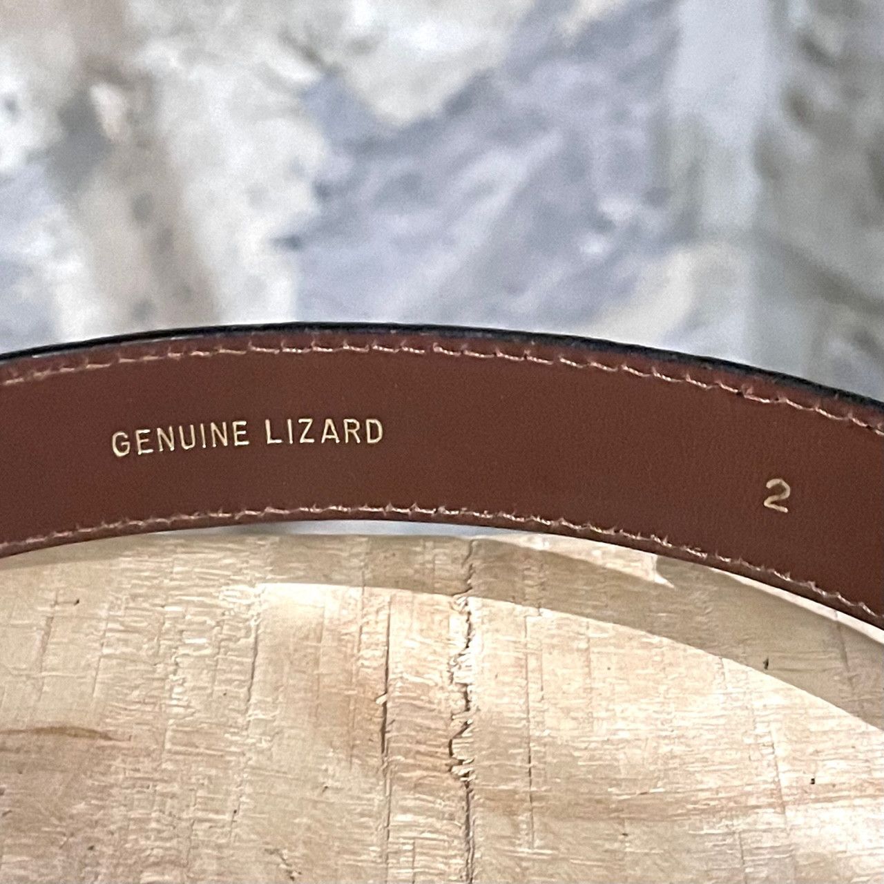 Kieselstein-Cord Barry Kieselstein-Cord Black Lizard Dog Buckle Belt Size ONE SIZE - 6 Thumbnail