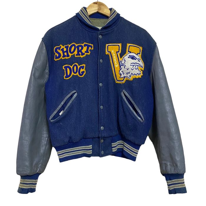 Vintage Vintage 70s CATCHBALL Varsity Leather Jacket | Grailed