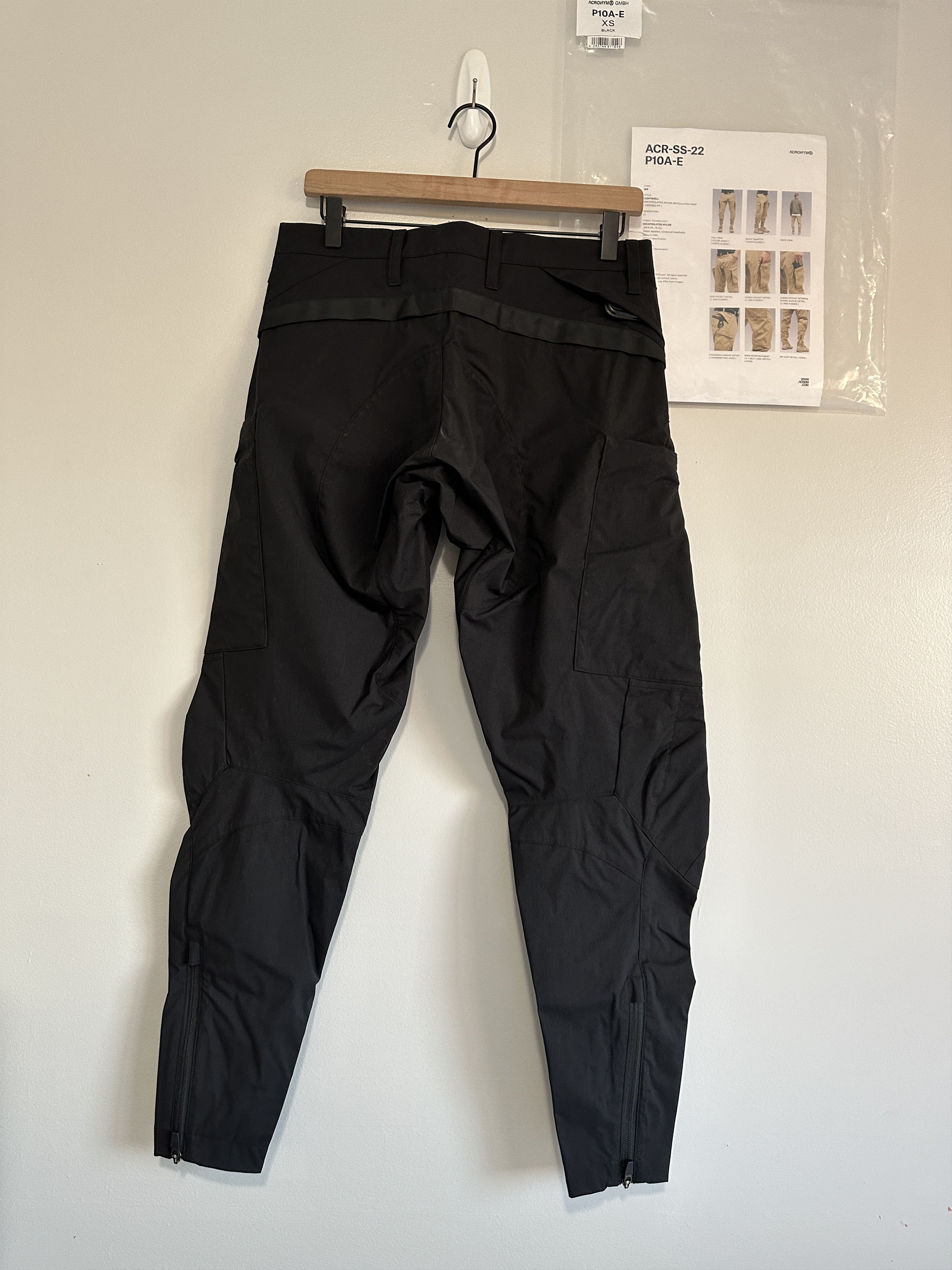 Acronym P10A-E Cargo Pants Black XS