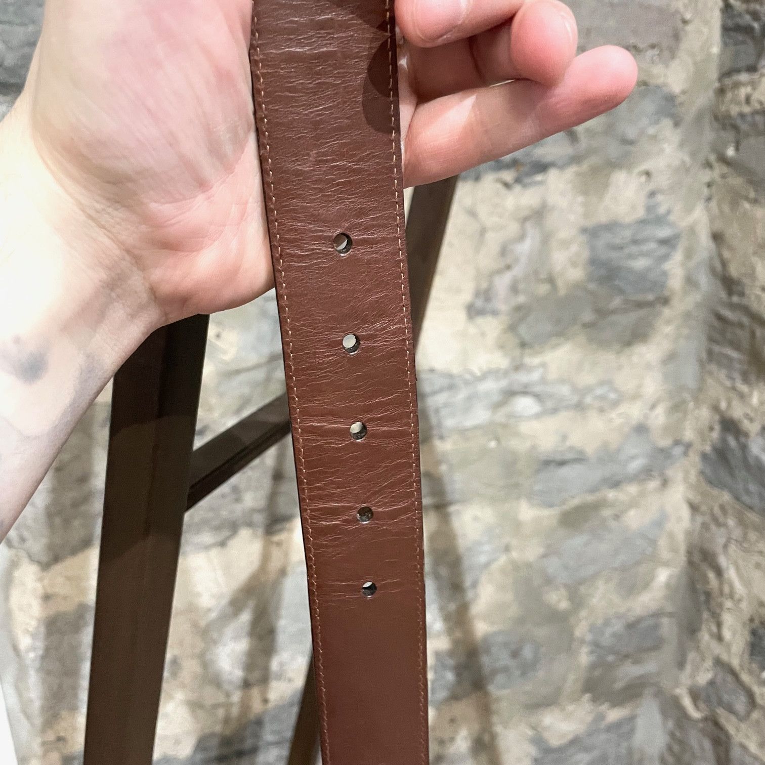 Kieselstein-Cord Barry Kieselstein-Cord Brown Alligator Moon Buckle Belt Size ONE SIZE - 11 Thumbnail