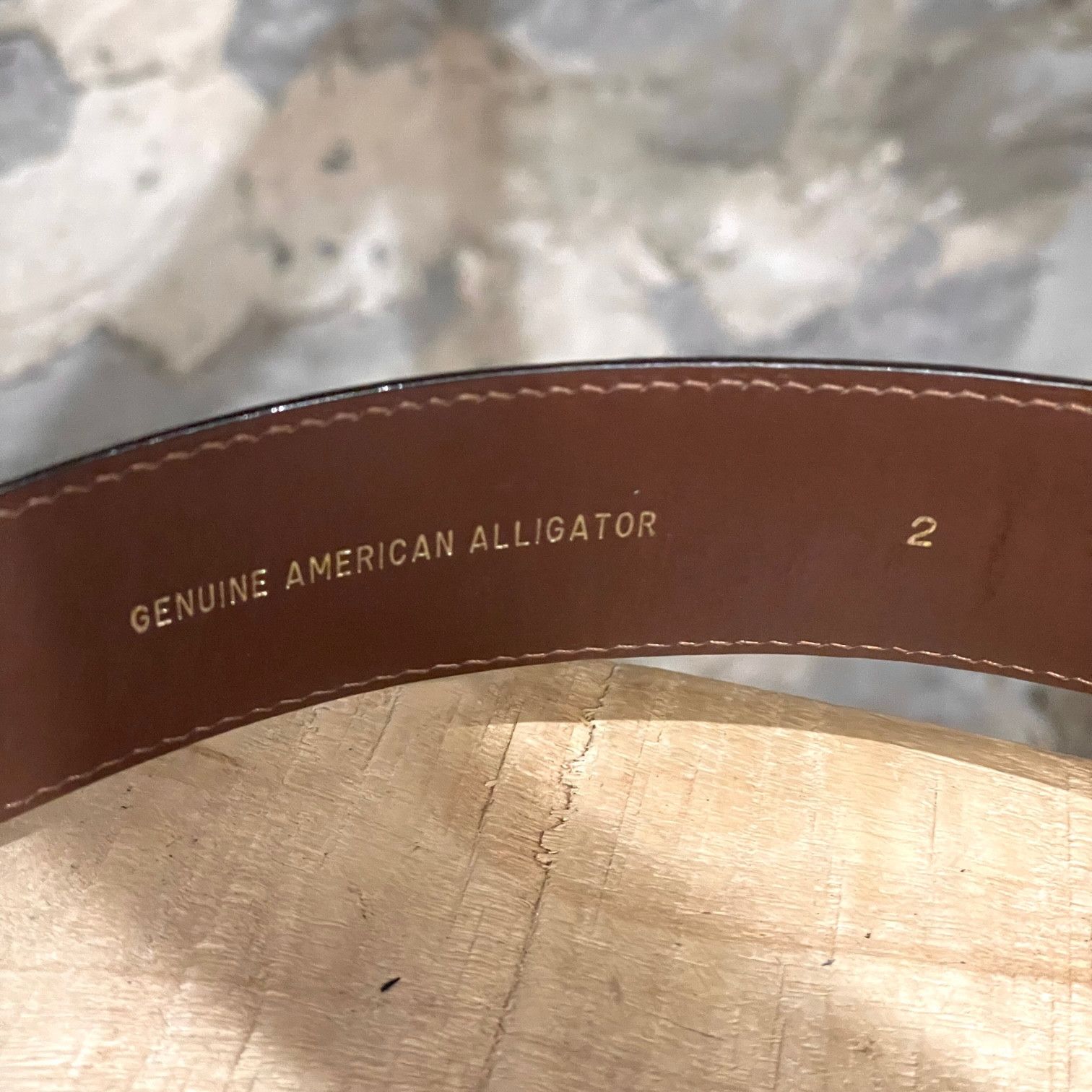 Kieselstein-Cord Barry Kieselstein-Cord Brown Alligator Moon Buckle Belt Size ONE SIZE - 7 Thumbnail