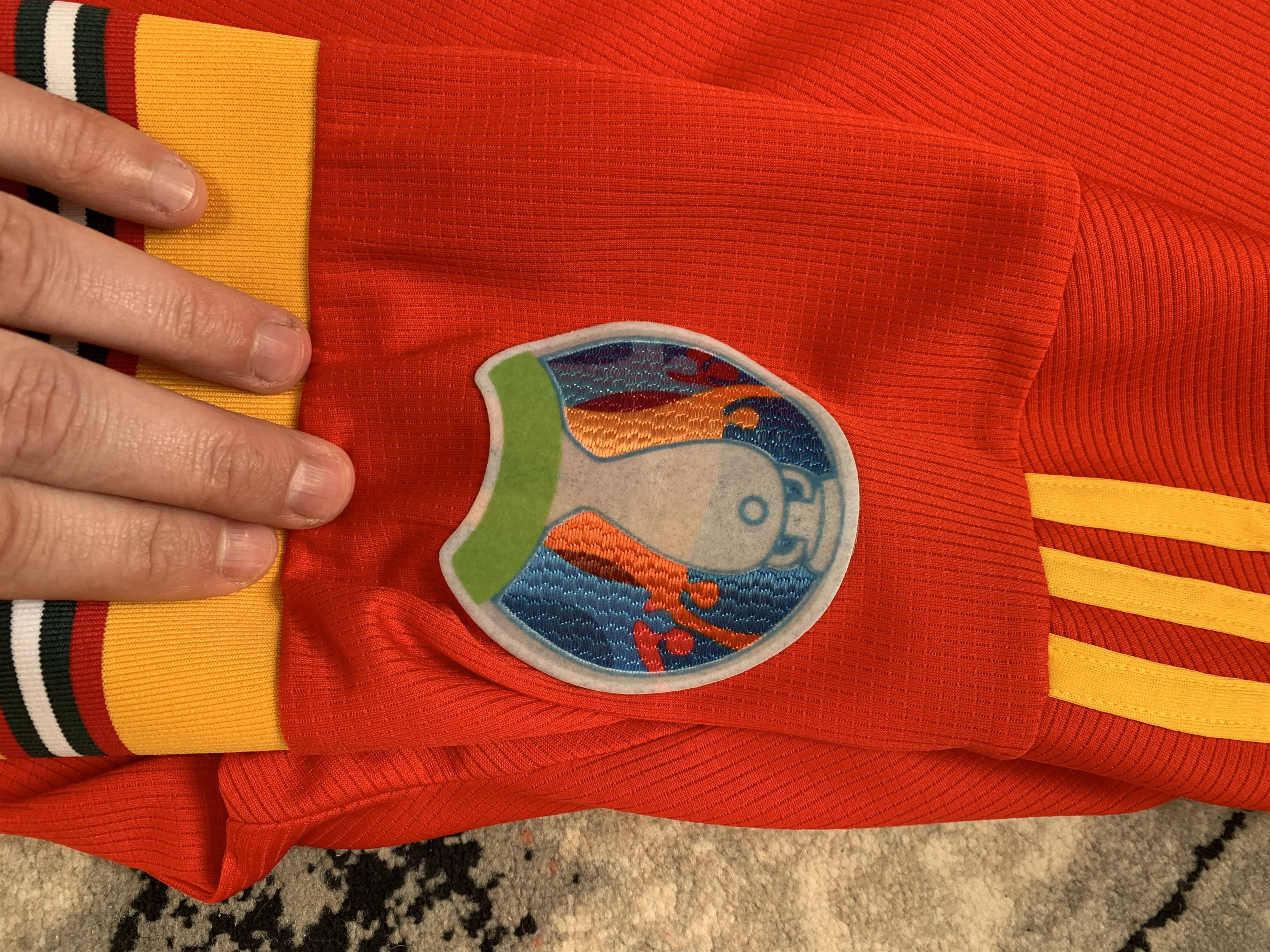 Adidas Adidas Wales Euro Home 2019/2020 Jersey Size US XL / EU 56 / 4 - 10 Thumbnail