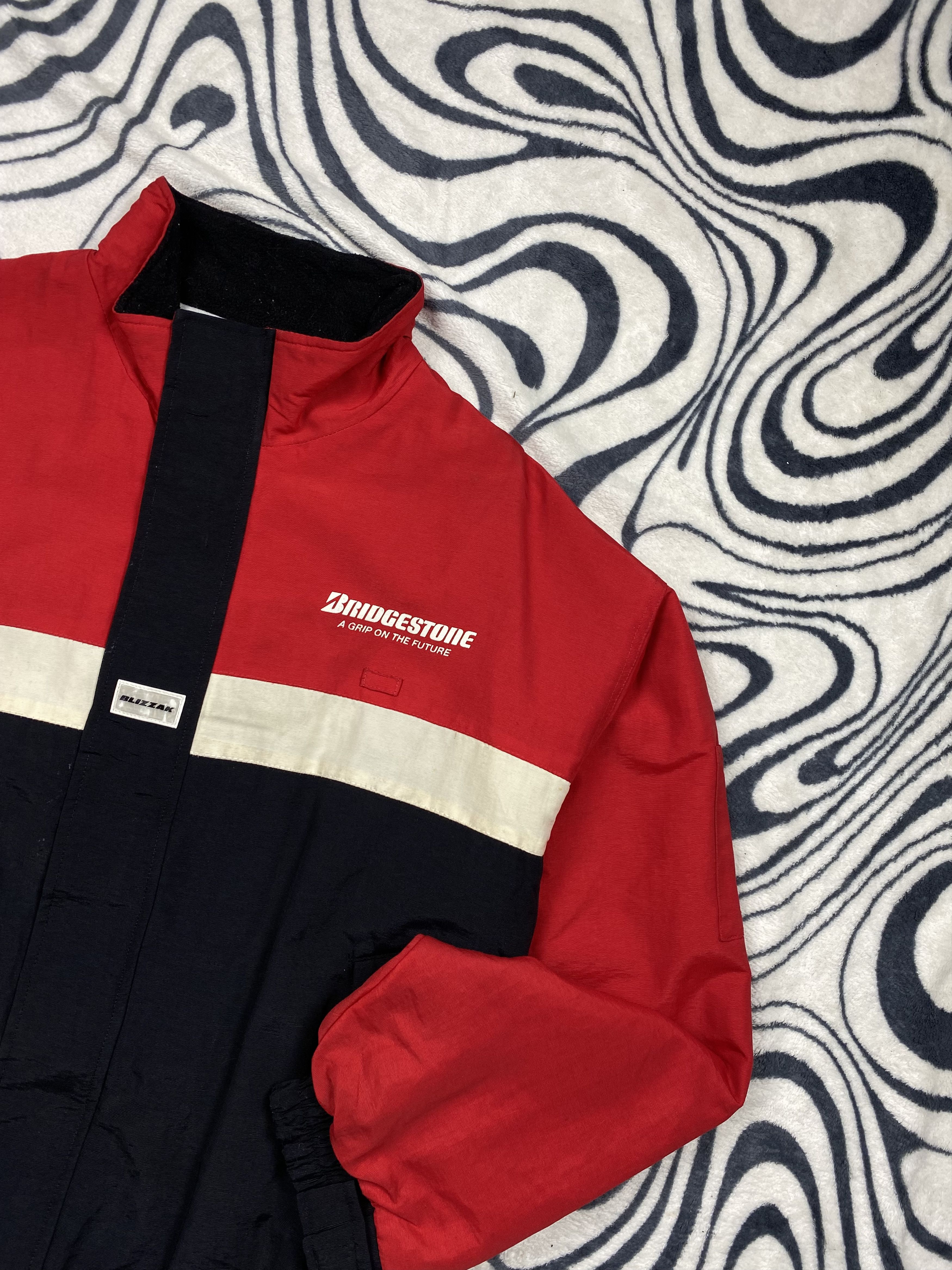 Vintage Blizzak Bridgestone Vintage Racing Team Jacket Size US L / EU 52-54 / 3 - 5 Thumbnail