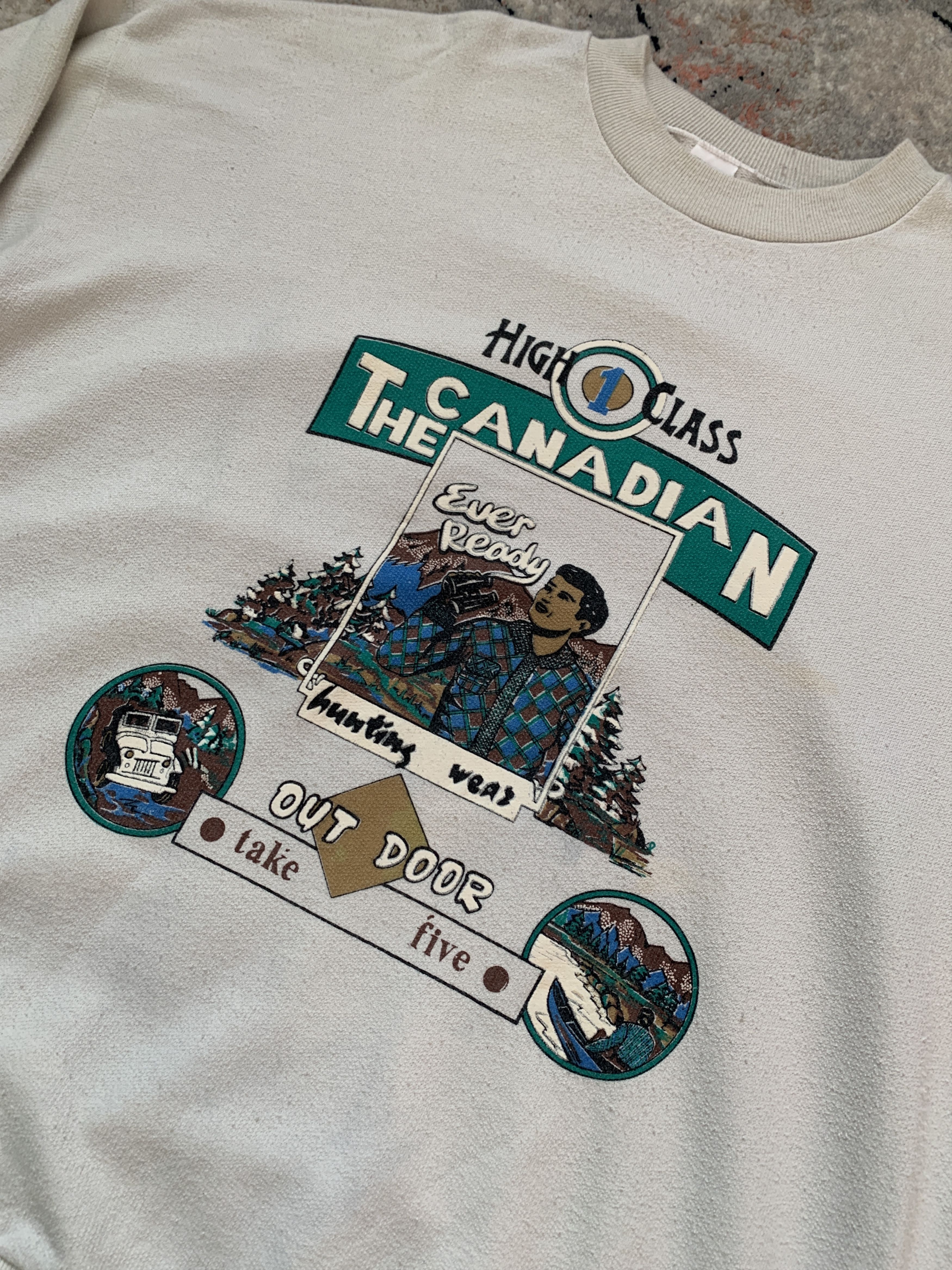 Vintage Vintage The Canadian Outdoor Sweatshirt Size US XL / EU 56 / 4 - 2 Thumbnail